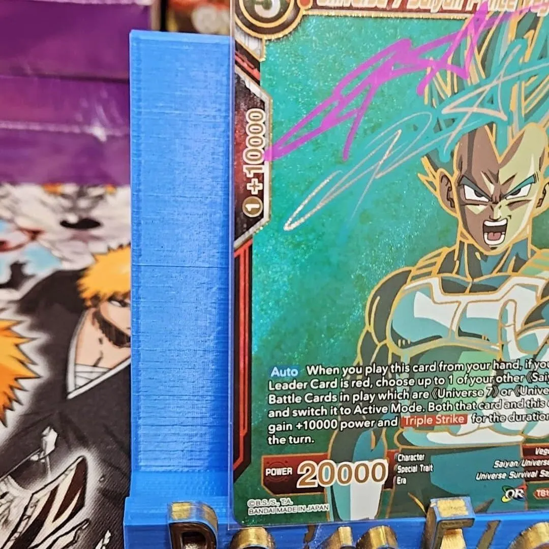 UNIVERSE 7 SAIYAN PRINCE VEGETA SPR SIGNATURE, SIGNED BY VOICE ACTOR LIGHT  PLAY  Whatnot: Shop, Sell, Connect