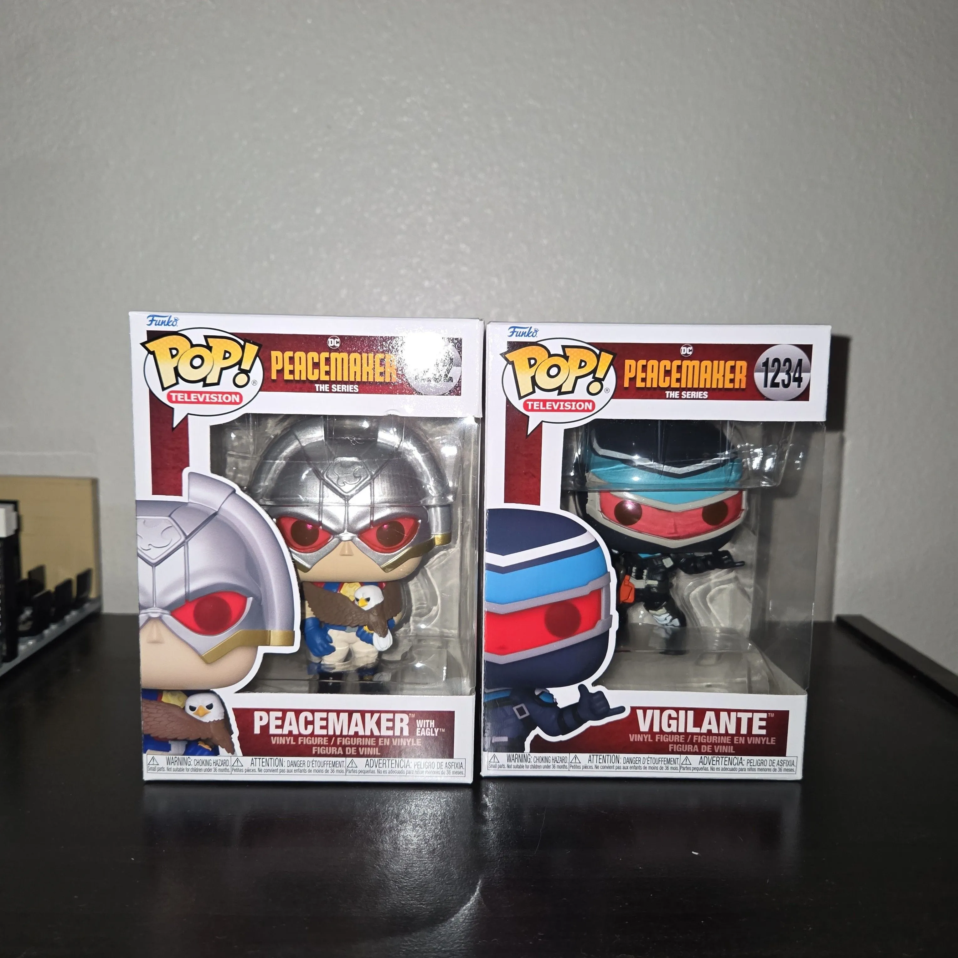 Product image for Peacemaker Funko Pops