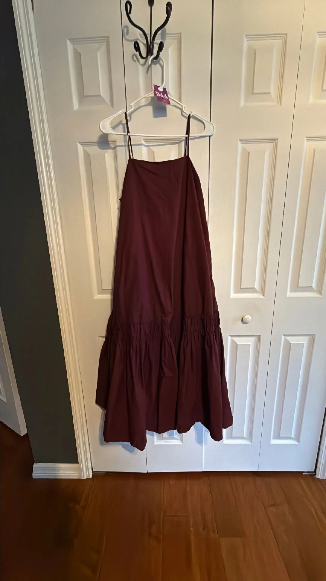 Product image for 44. J Crew Burgundy Maxi Dress S