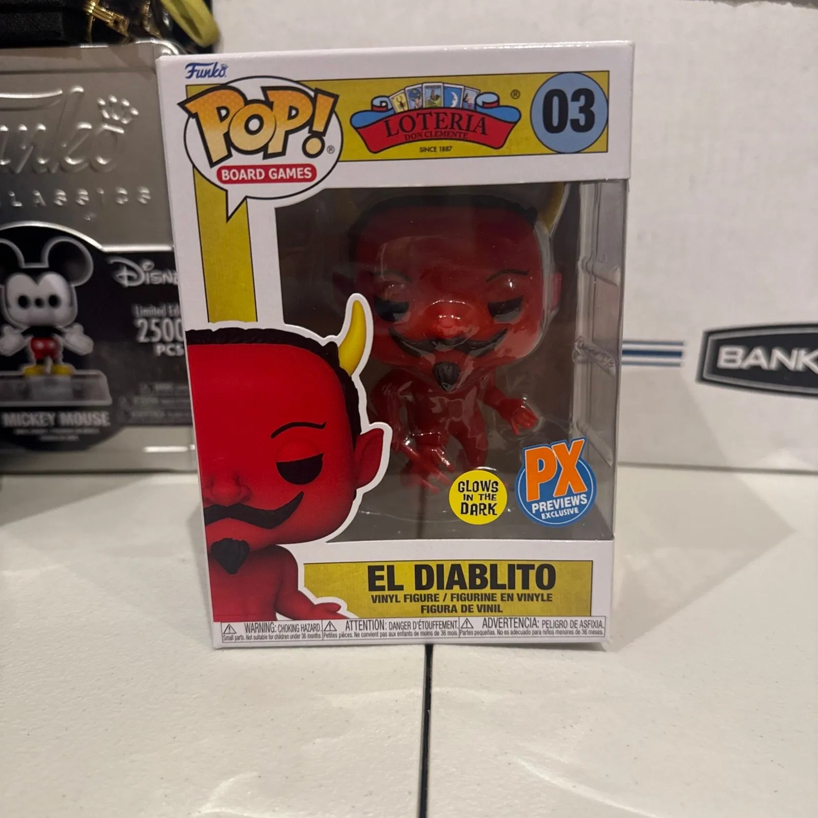 Product image for Loteria El Diablito Glow-in-the-Dark Funko Pop! Vinyl Figure - Previews Exclusiv