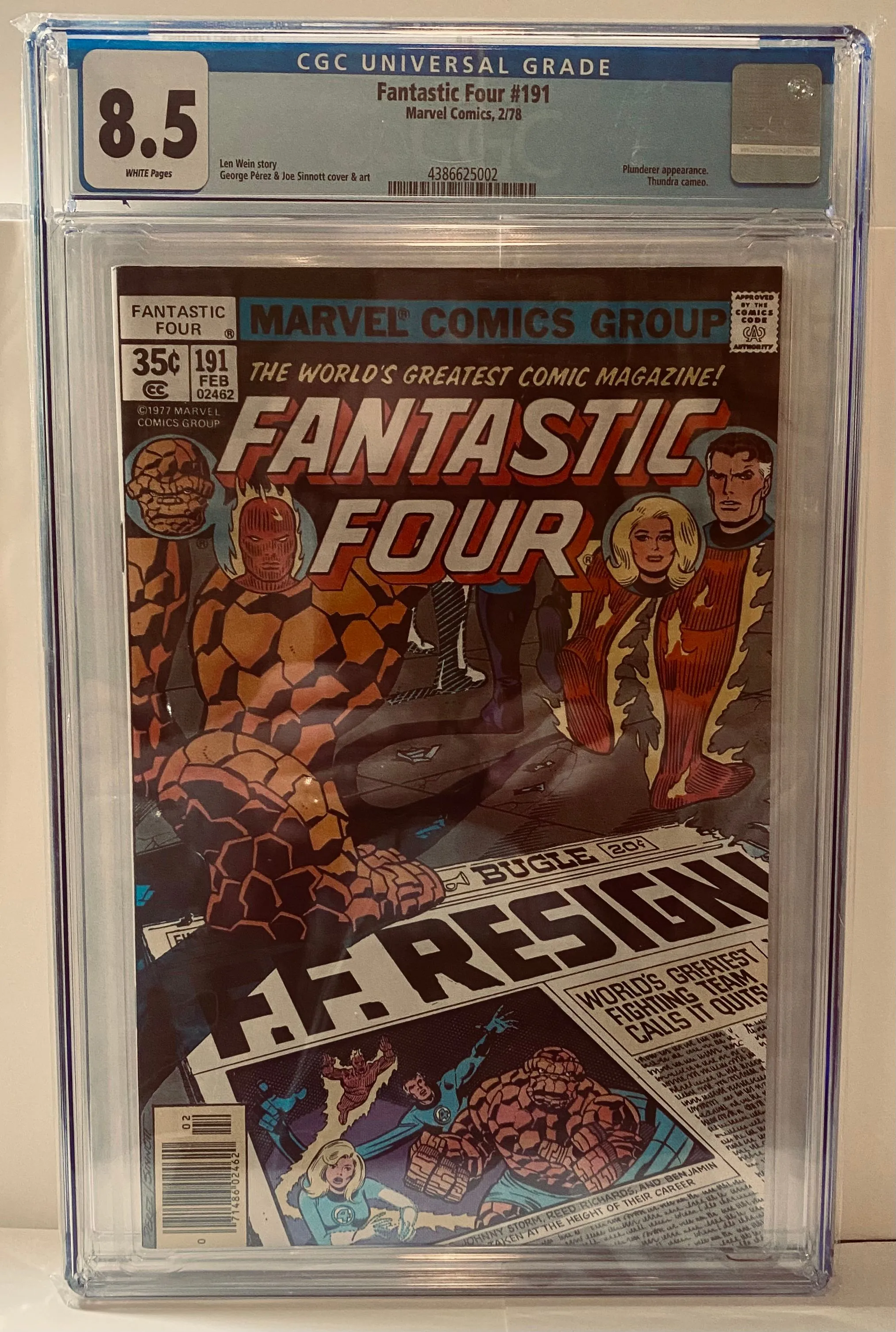 Product image for Fantastic Four #191 (1978) 8.5 CGC