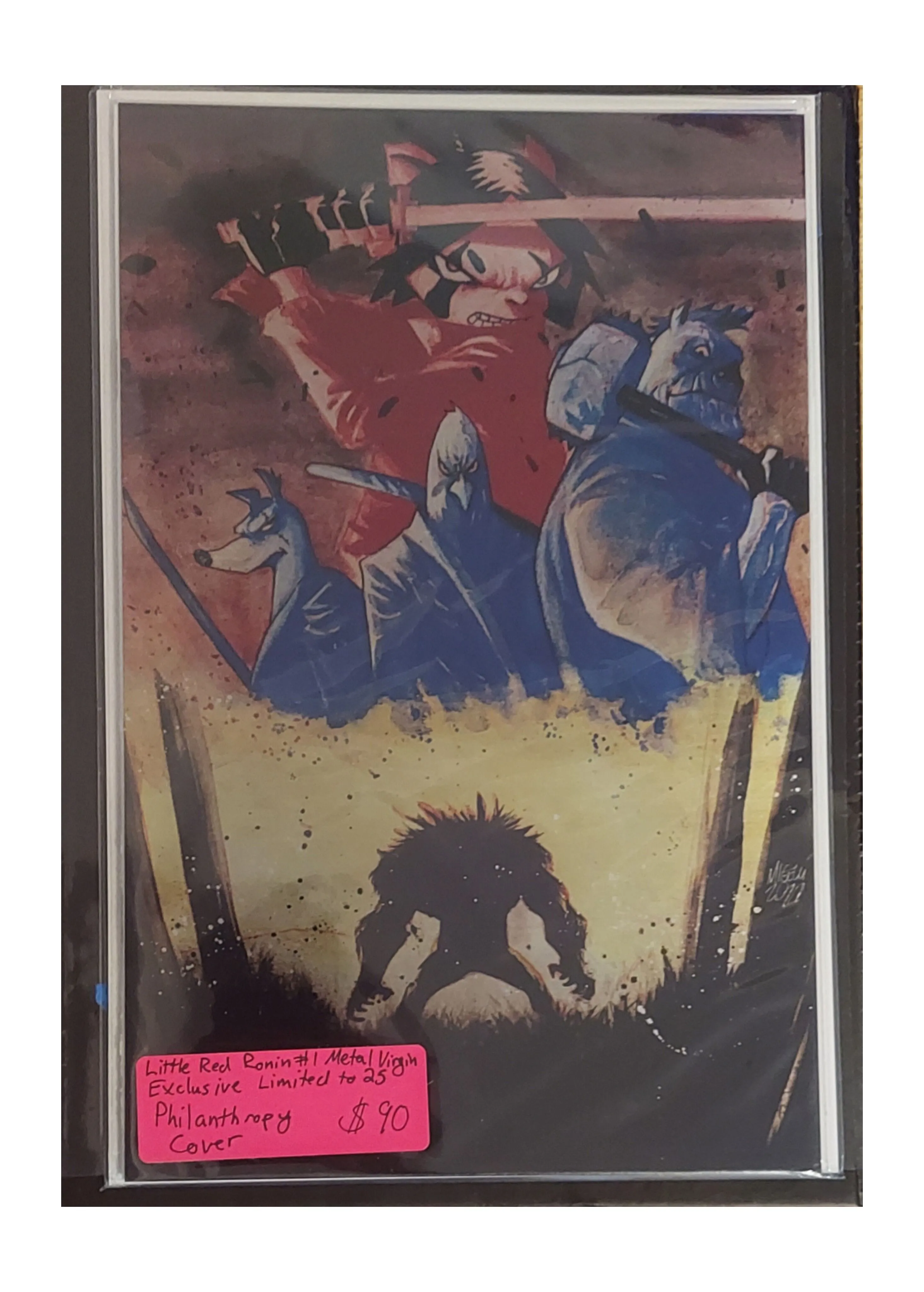 Product image for Little Red Ronin #1 Metal Encased Comics Exclusive