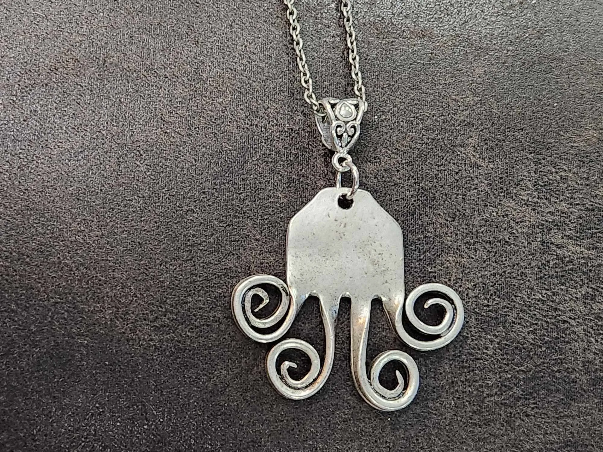 Product image for Silver Fork NecklaceDraft Listing