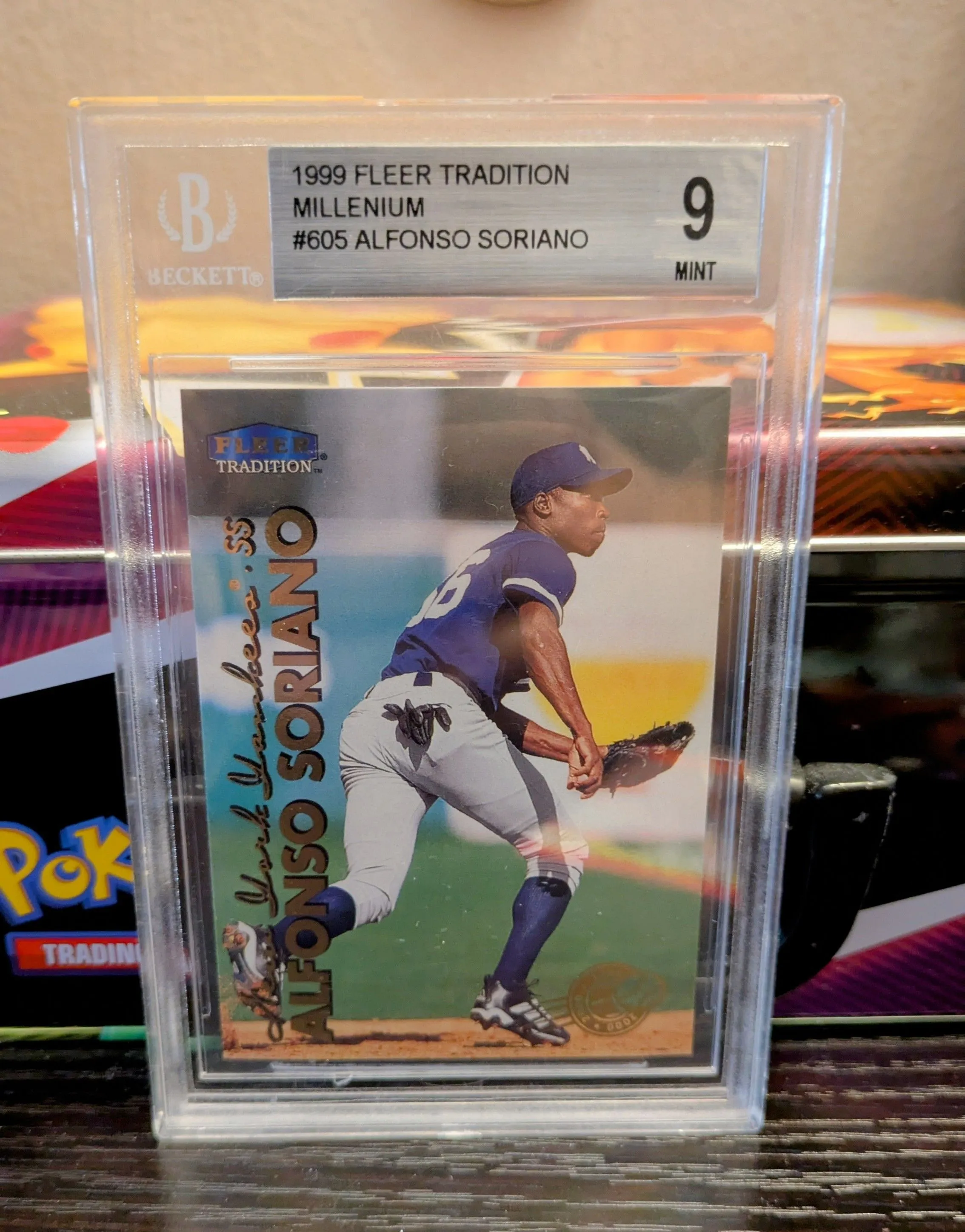 Product image for 1999 Fleer - Alfonso Soriano #605 Beckett 9