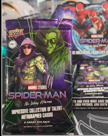 Product image for SpiderMan No Way Home Upper Deck HOBBY PACK Personal Break!