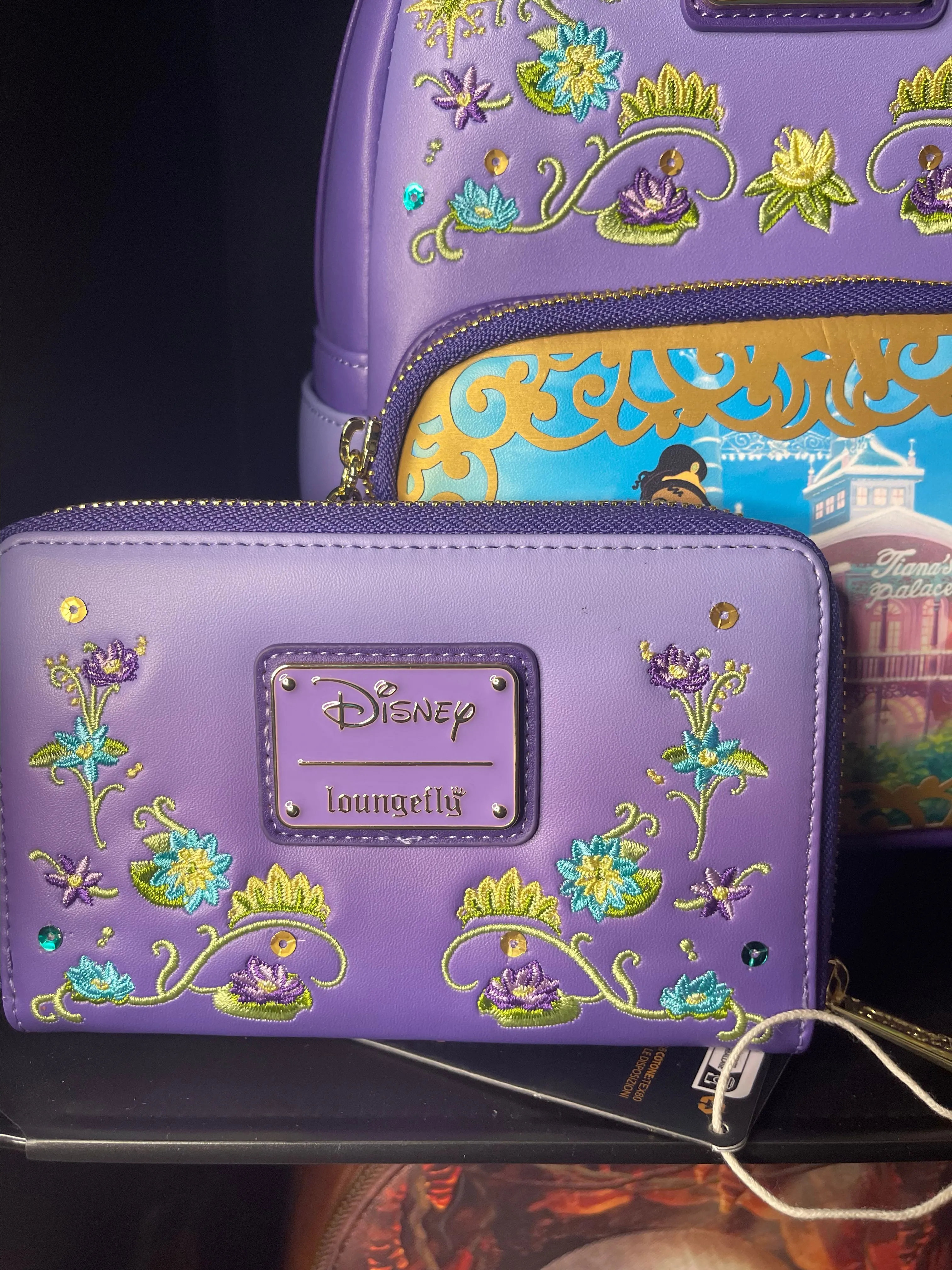Product image for Loungefly Tianas Castle backpack & wallet set