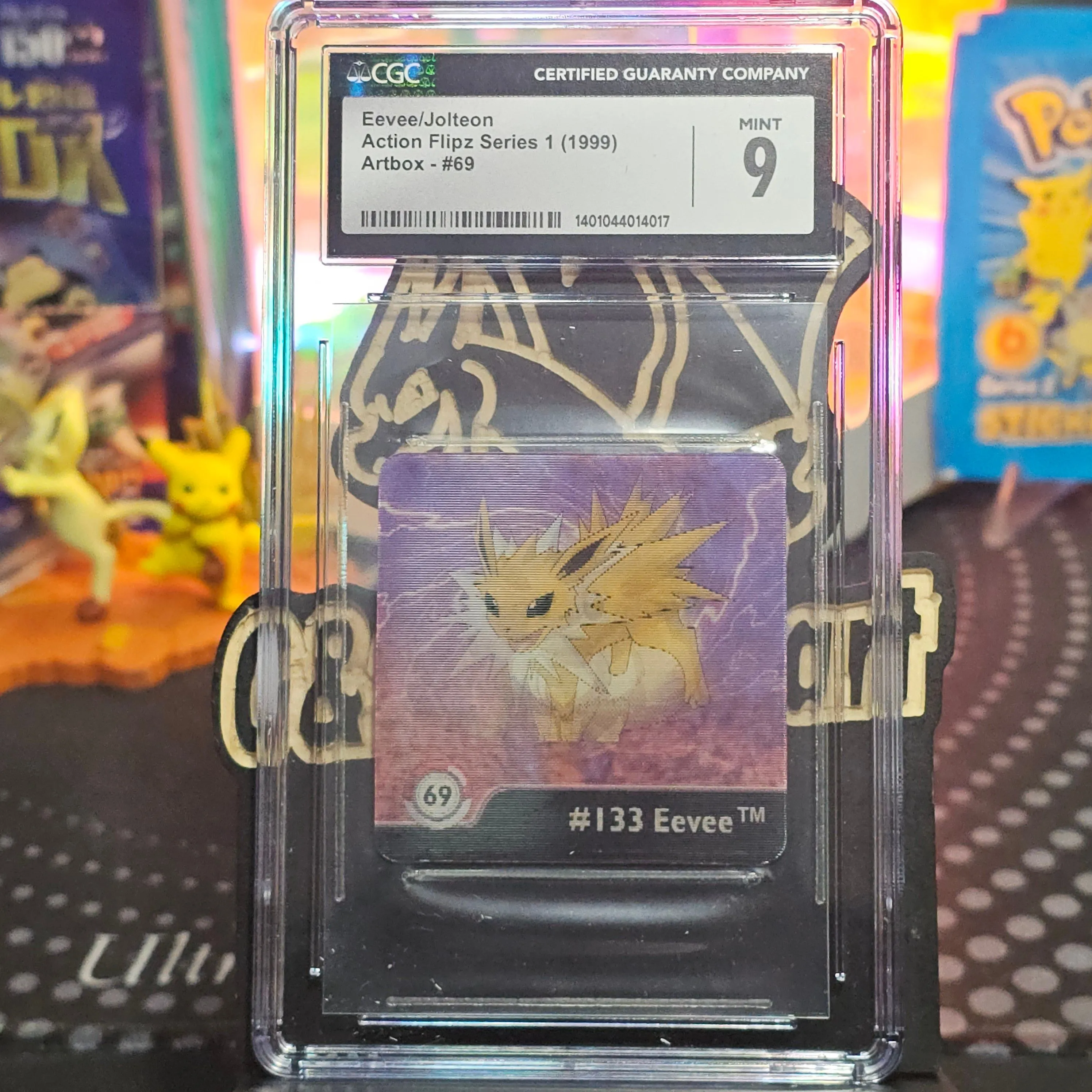 Product image for 1999 Eevee/Jolteon Action Flipz CGC 9
