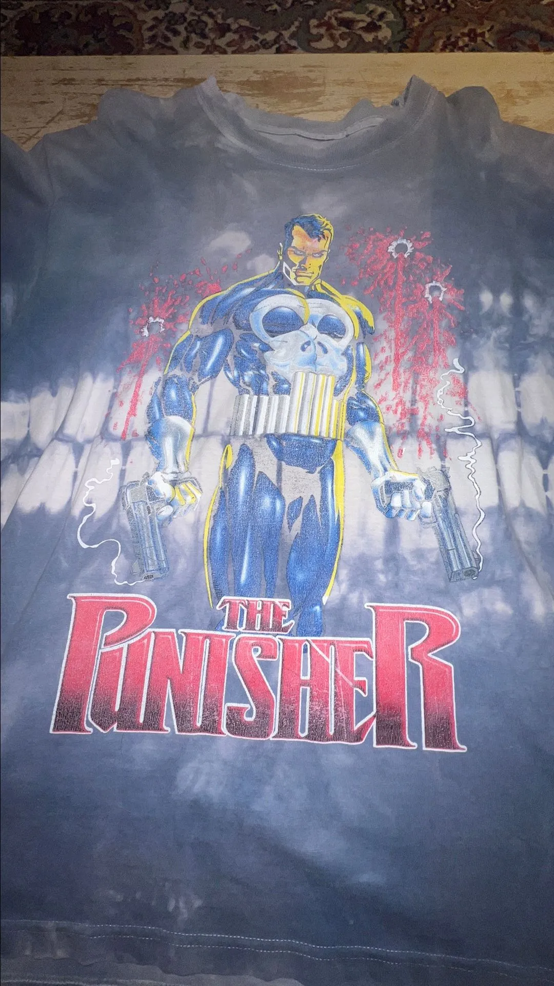 Product image for 047: 2000s THE PUNISHER TIE DYE - L (21.5X29)