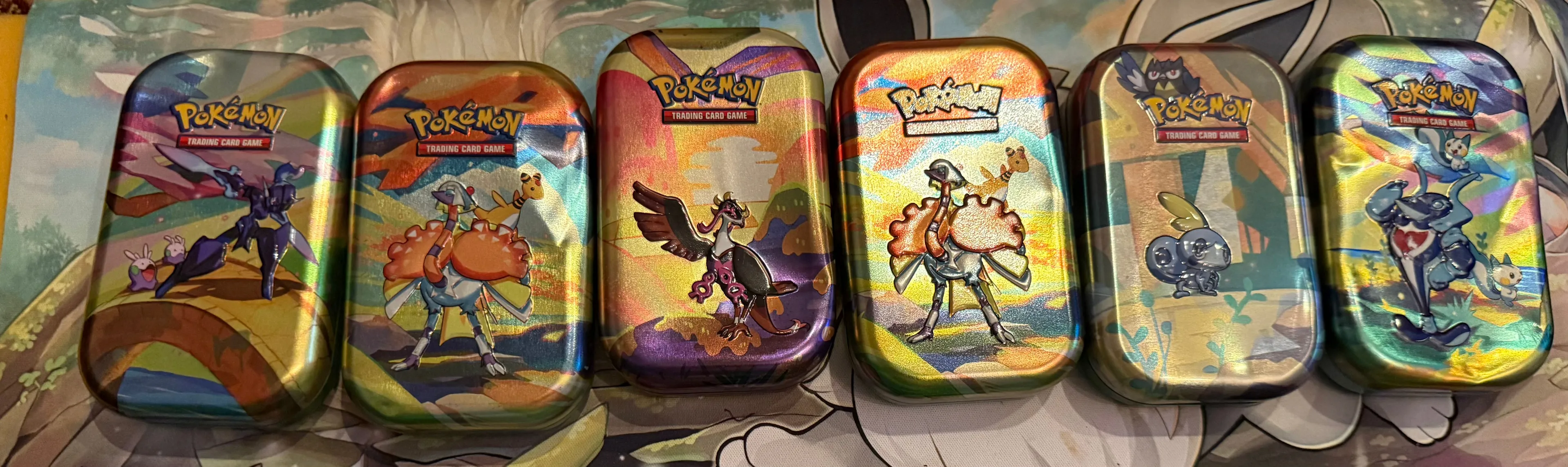 Product image for 6 Damaged EMPTYYYYYYYY Mini Tin Lot