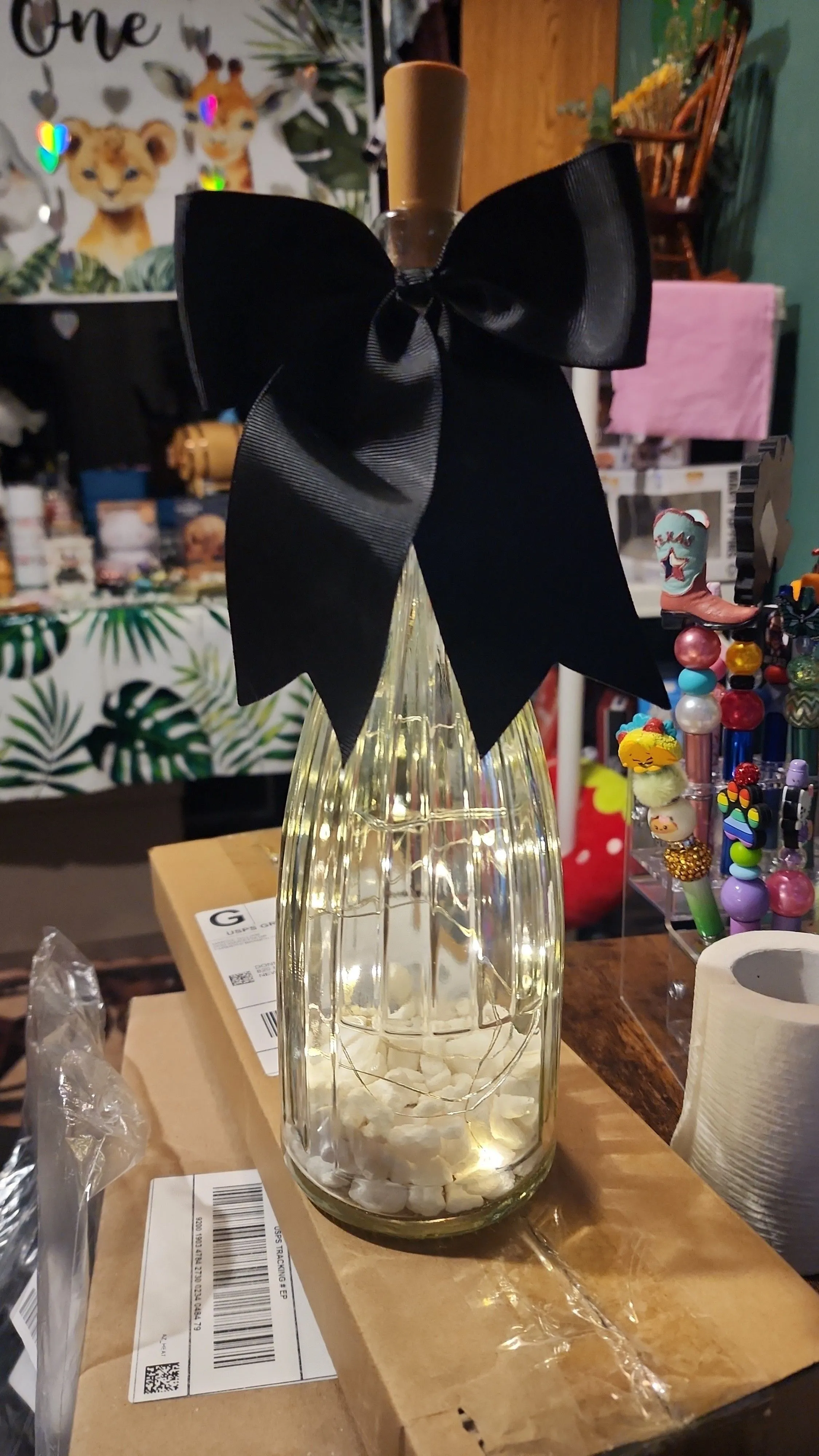 Product image for lighted bottle 