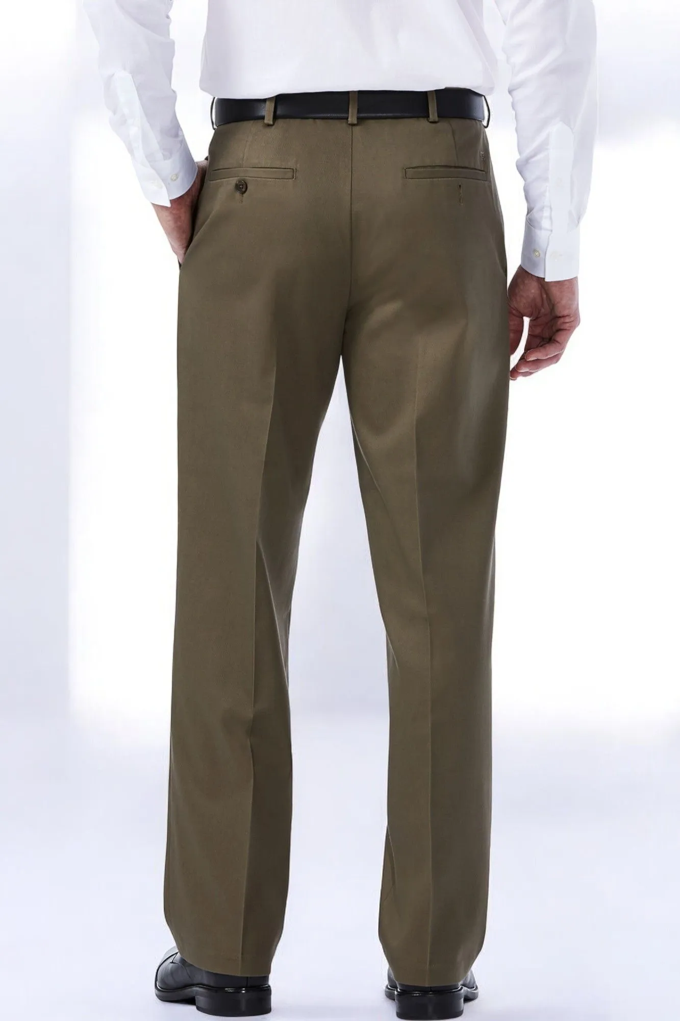 men's no iron dress pant green color regular fit Light Pink & Orange Halter Maxi Dress - All Dresses main image 1