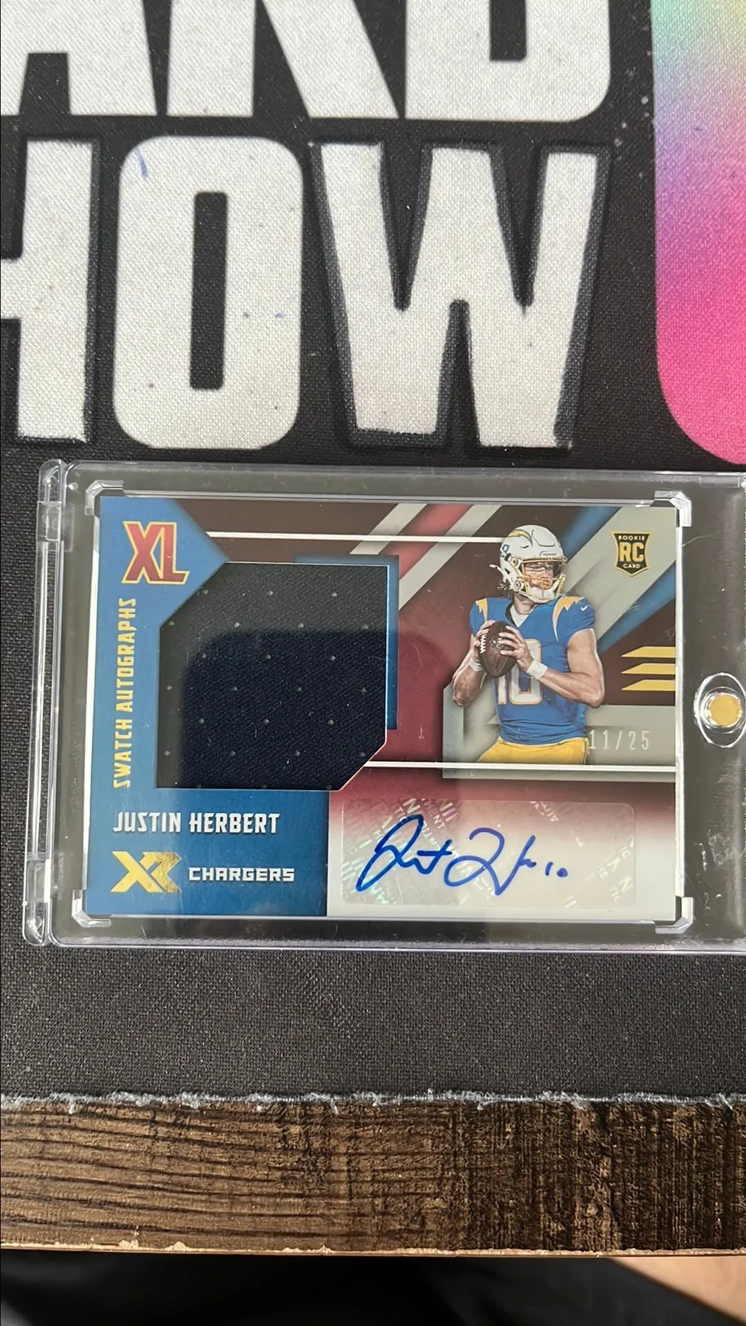Product image for XR XL Swatch Auto Rookie Justin Herbert /25 