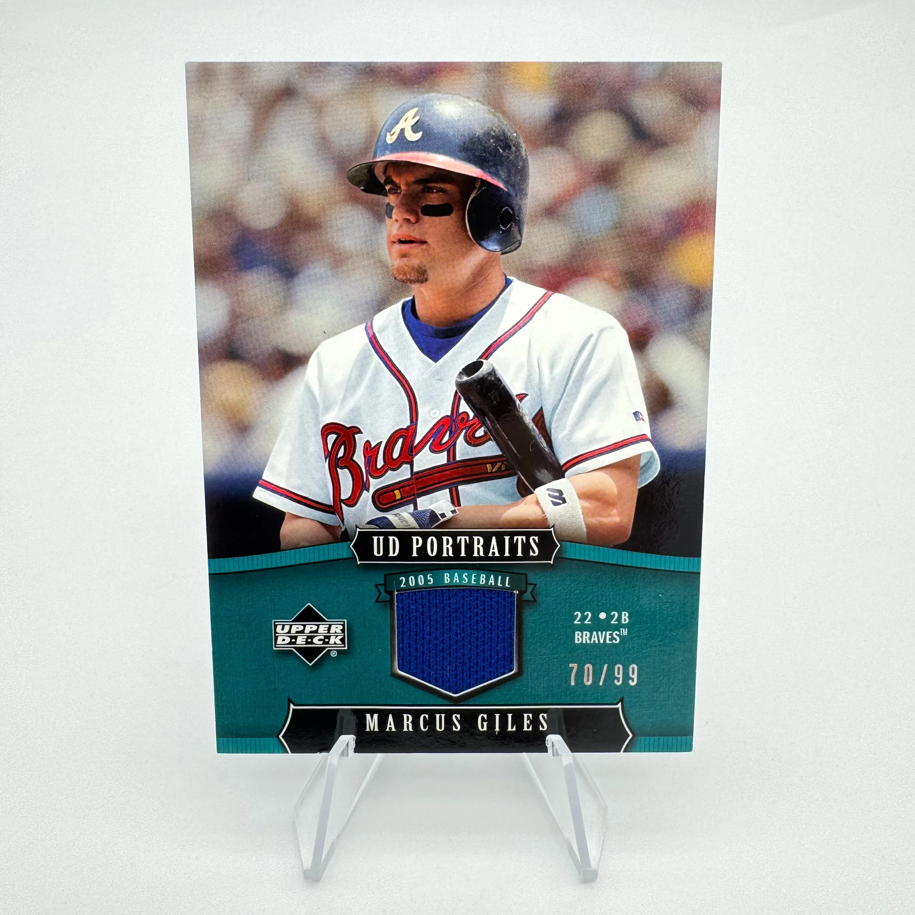 Product image for Brian Giles 2005 Upper Deck UD Portraits Emerald /99
