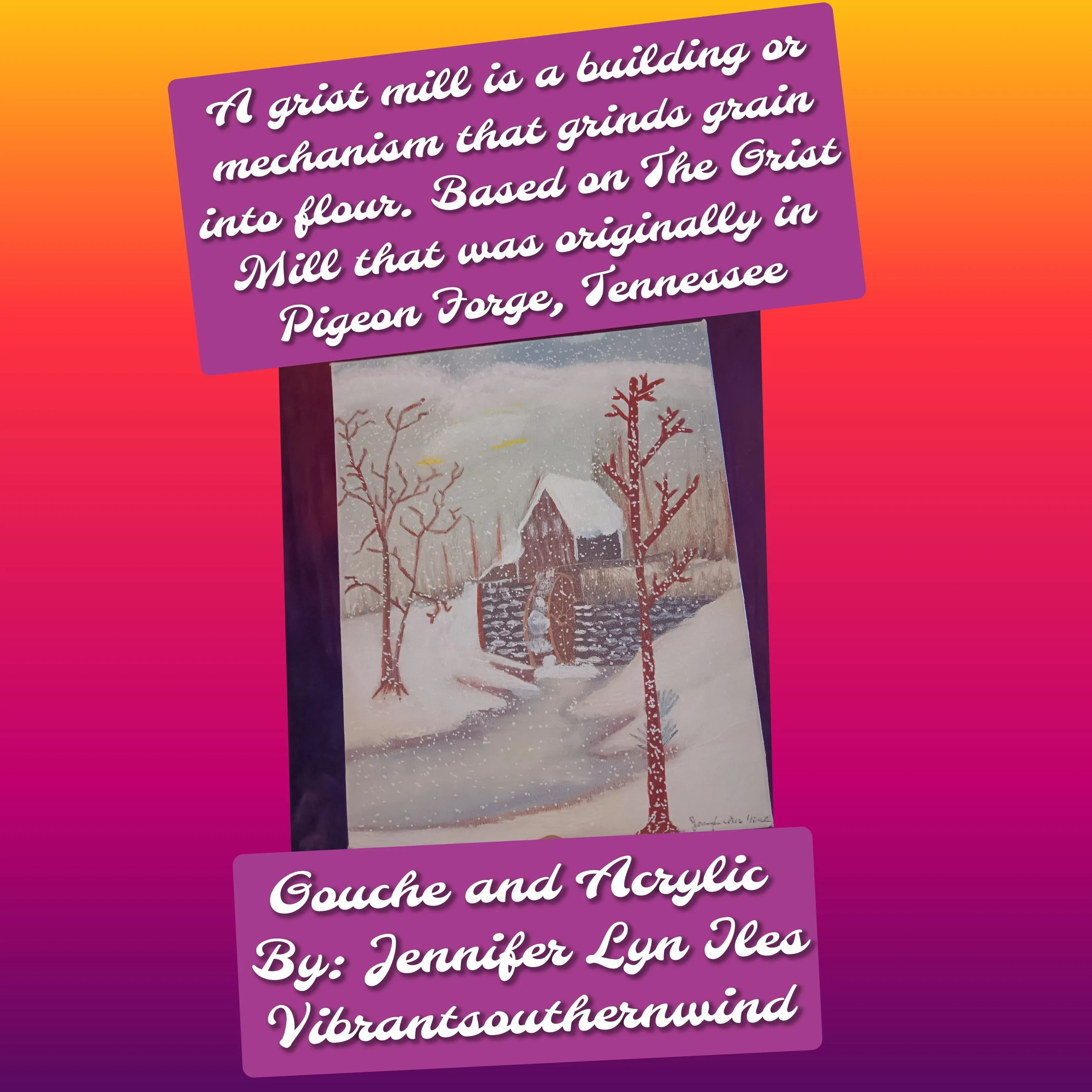Product image for EPIC WINTER IN JULY: GRIST MILL PAINTINGS 