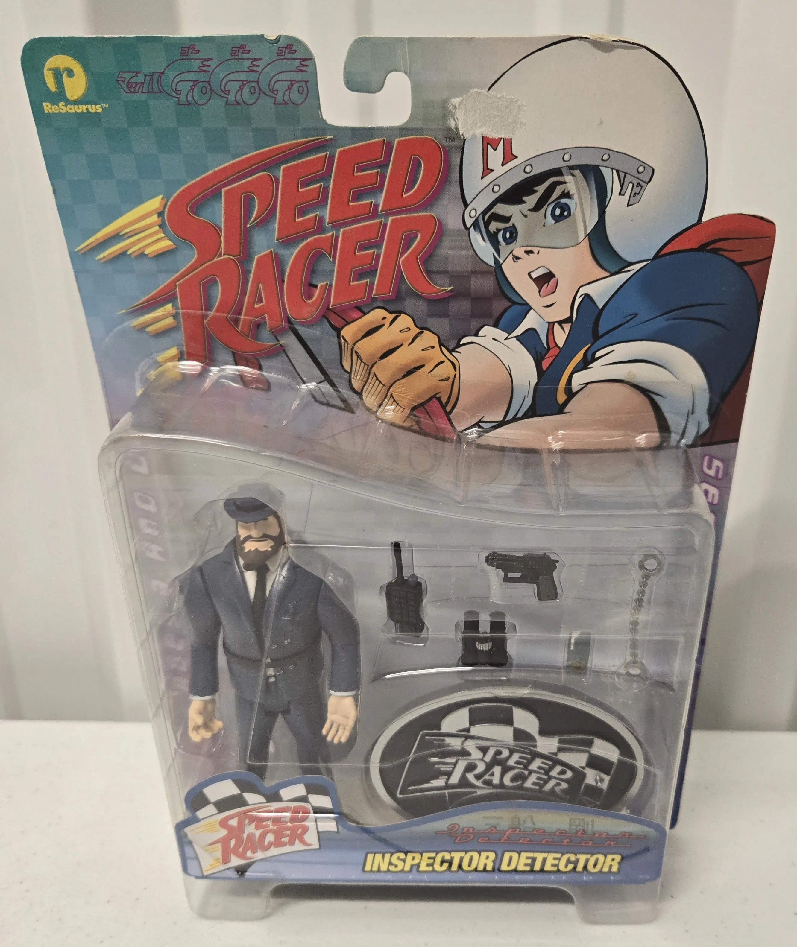 Product image for Speed Racer Series 2 "Inspector Detector" Action Figure Resaurus 1999 Vintage