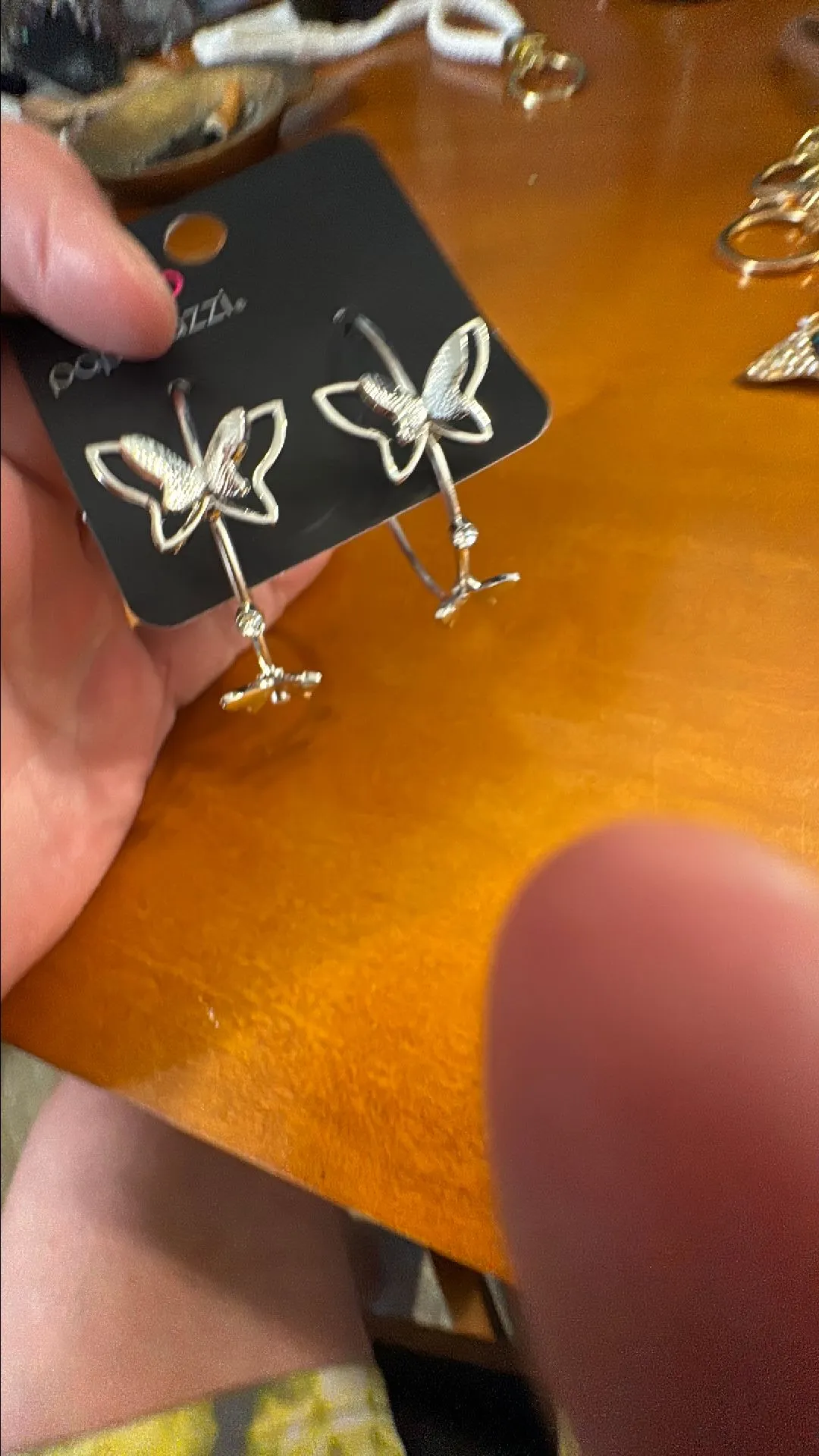 Product image for Butterfly earrings