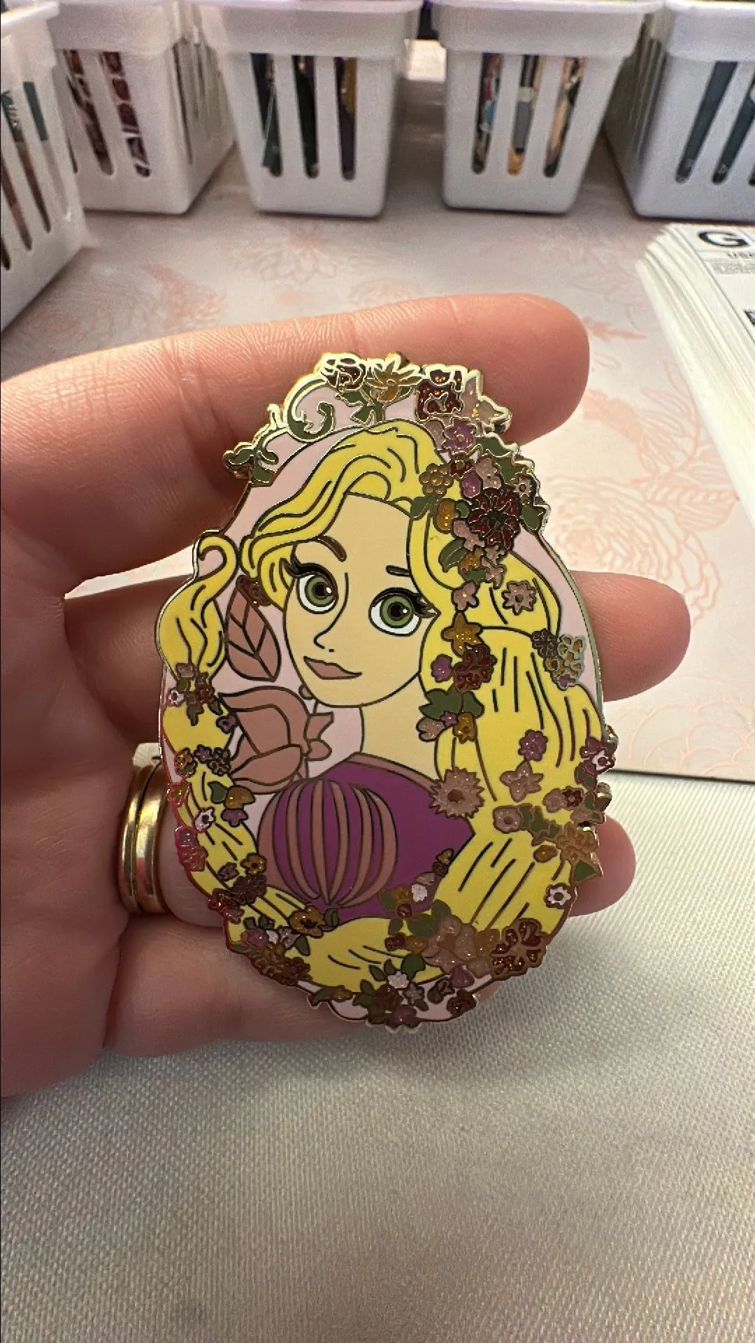 Product image for Rapunzel Floral- Fantasy Pin LE 25