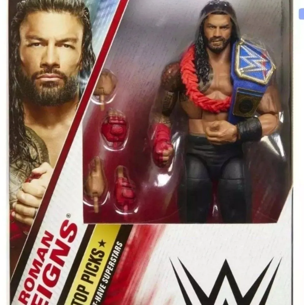 Product image for Roman Reigns - WWE Elite Top Picks 2024 Mattel Toy Wrestling Figure w/ belt