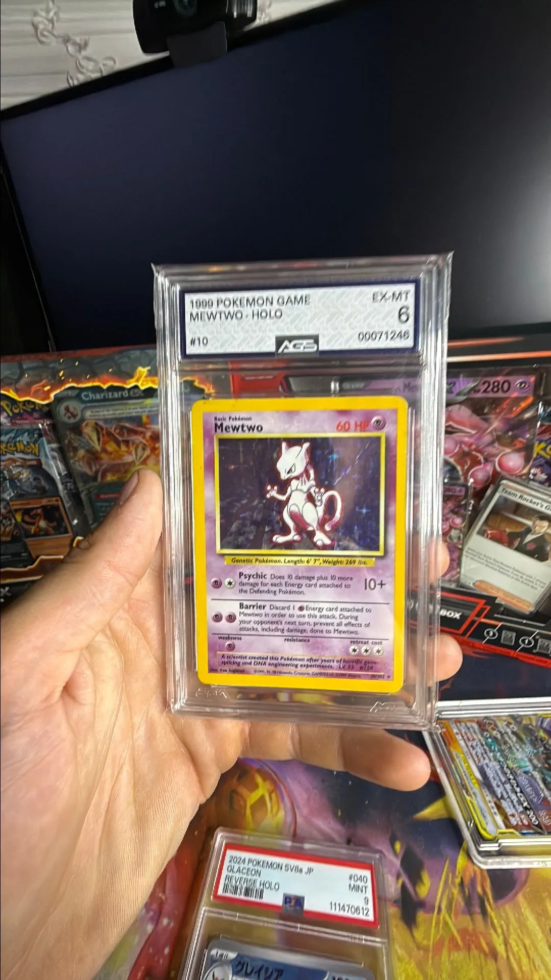 Product image for AGS 6 Mewtwo holo