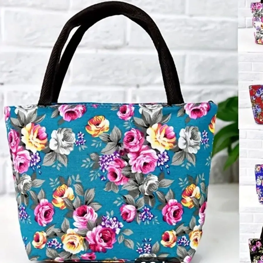 Product image for New floral CANVAS hand bag