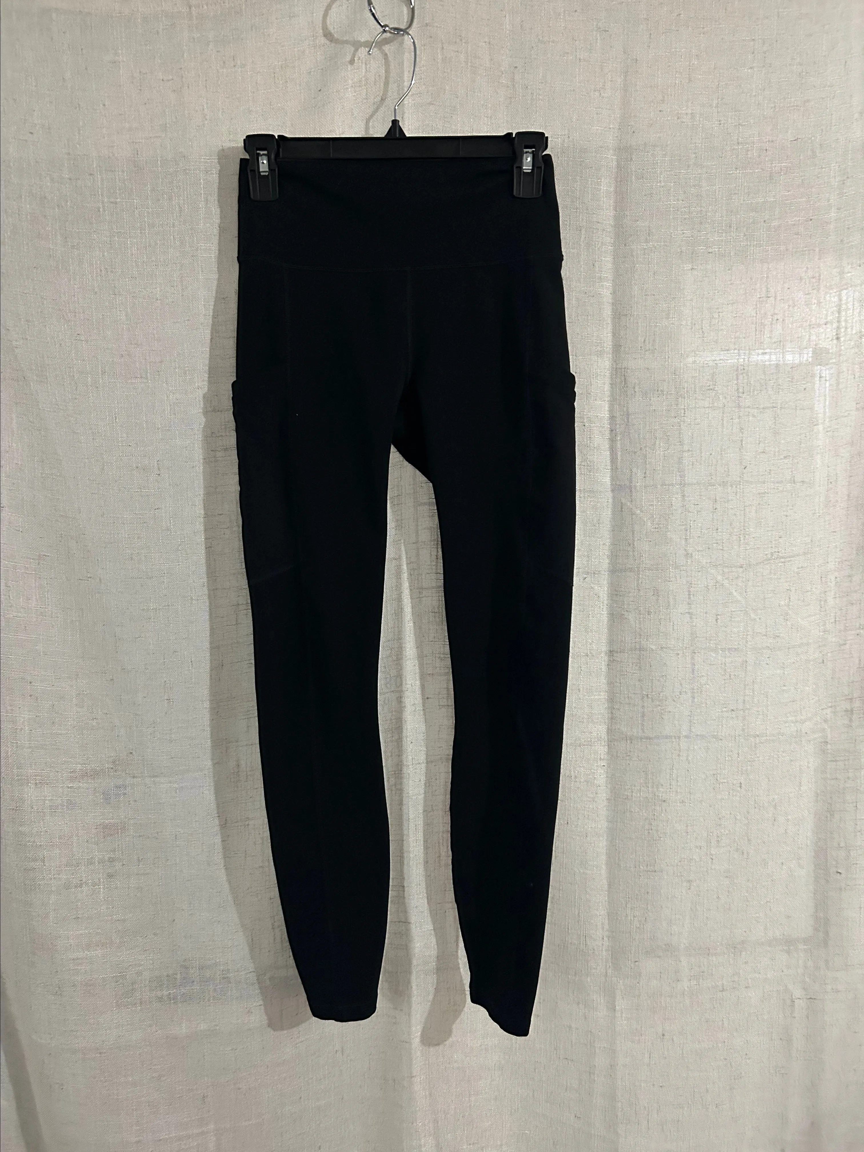 Product image for 020 Fabletics Power Hold Black Athletic Leggings- size 24" waist