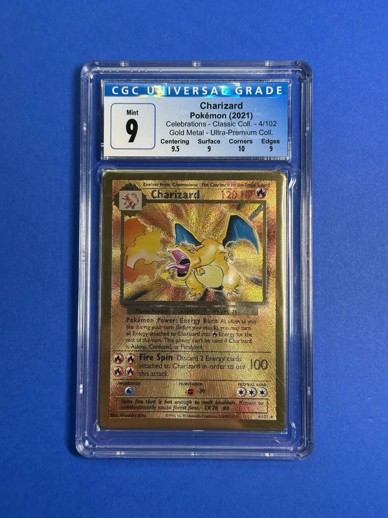 charizard pokemon card metal Charizard Card main image 0