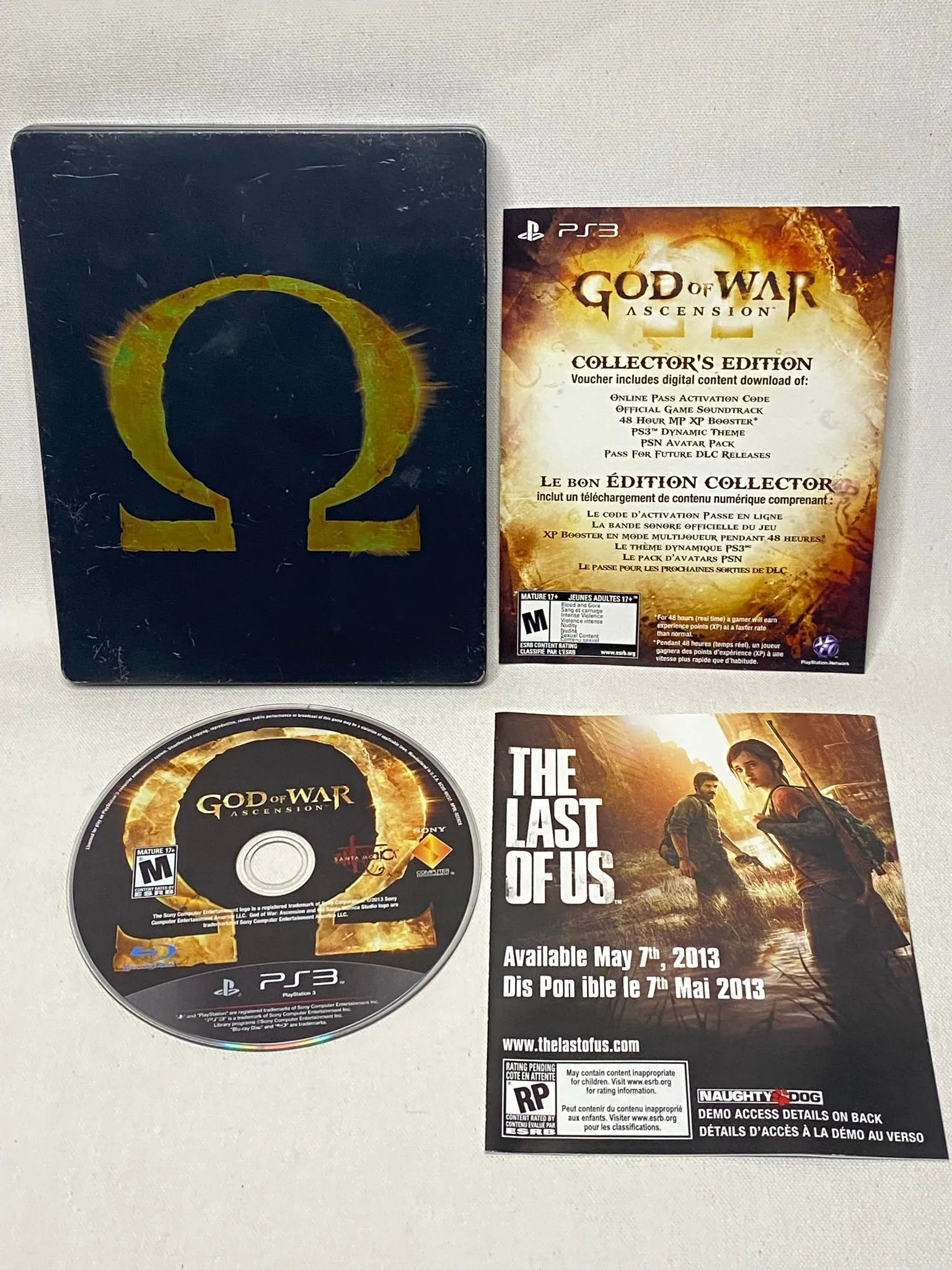Trader Games - GOD OF WAR ASCENSION EDITION SPECIALE STEELBOOK SONY PLAYSTATION 3 (PS3) FR (NEUF - BRAND NEW) sur Playstation 3