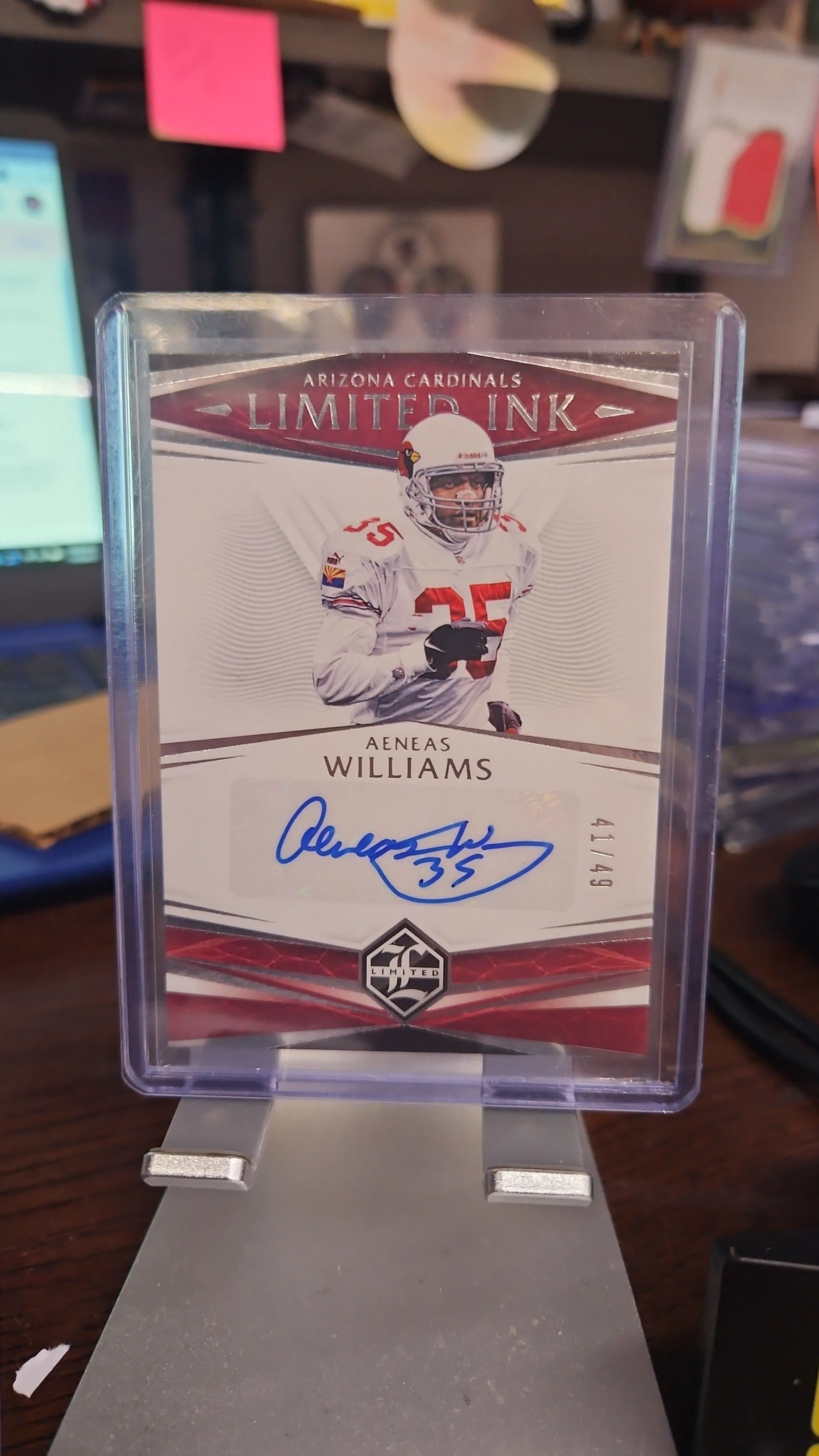 Product image for Aeneas Williams Auto #d 41/49...2020 Limited Ink....Cardinals