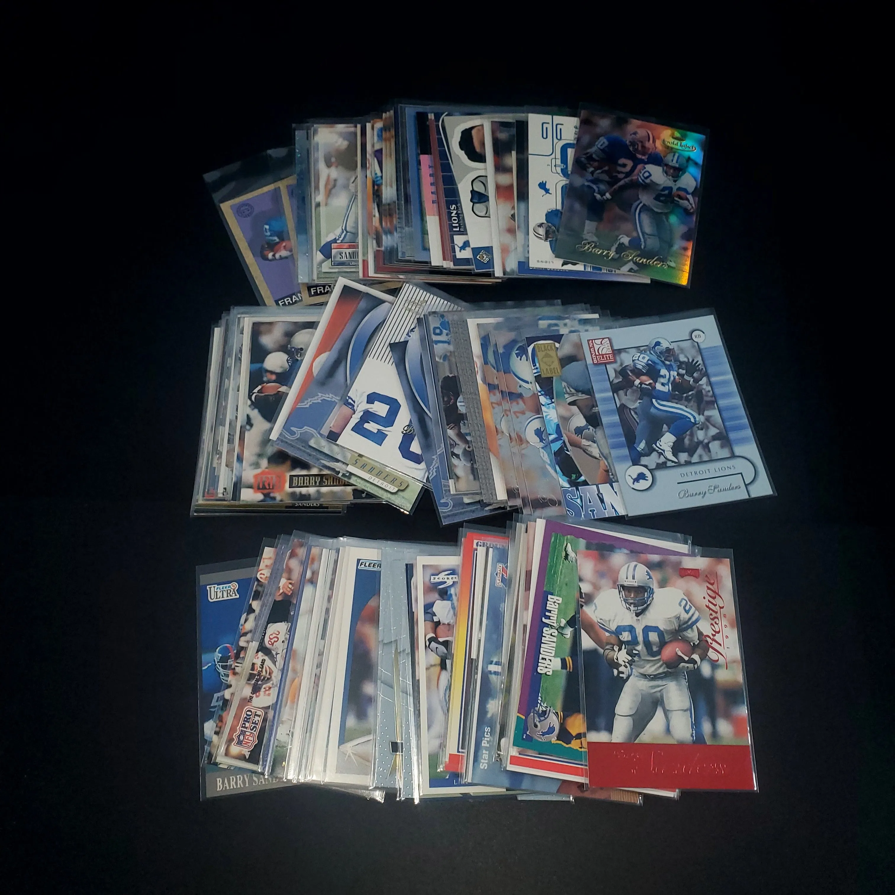 Product image for Barry Sanders Assorted 127 Card Lot