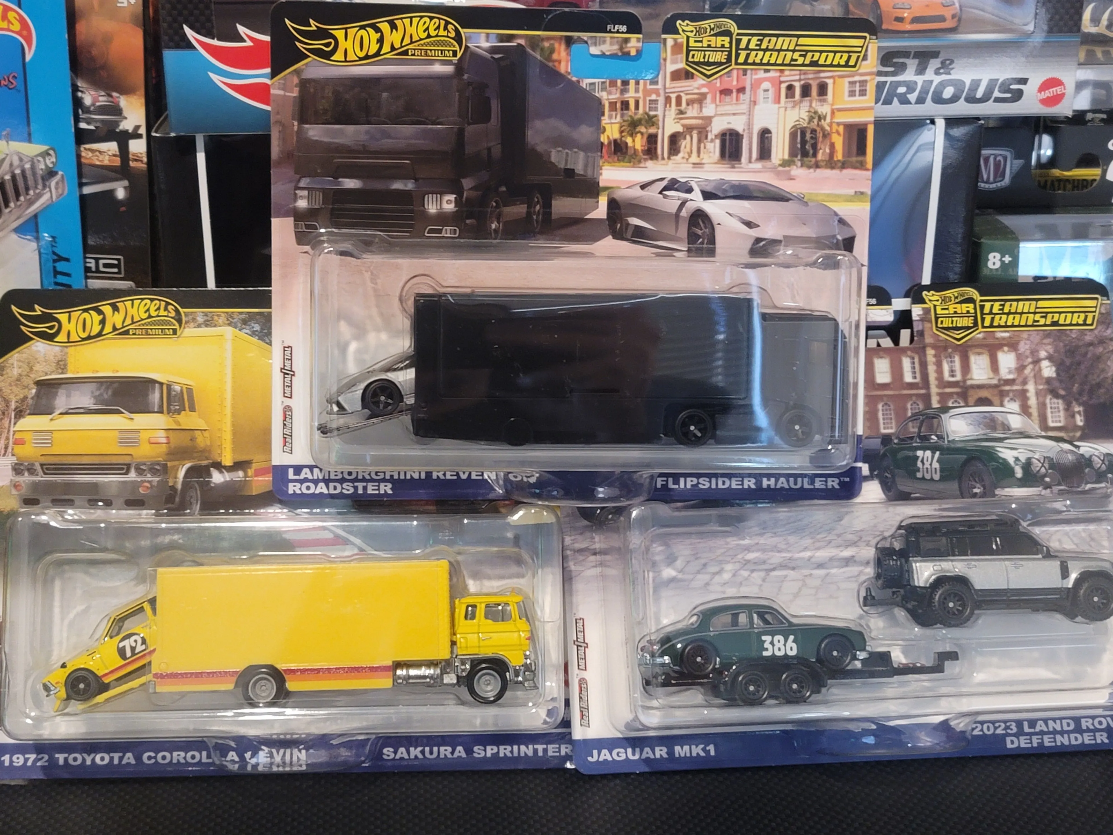 Product image for Lamborghini Reventon + Hot Wheels 2024 Car Culture Team Transport E Mix (3) Units