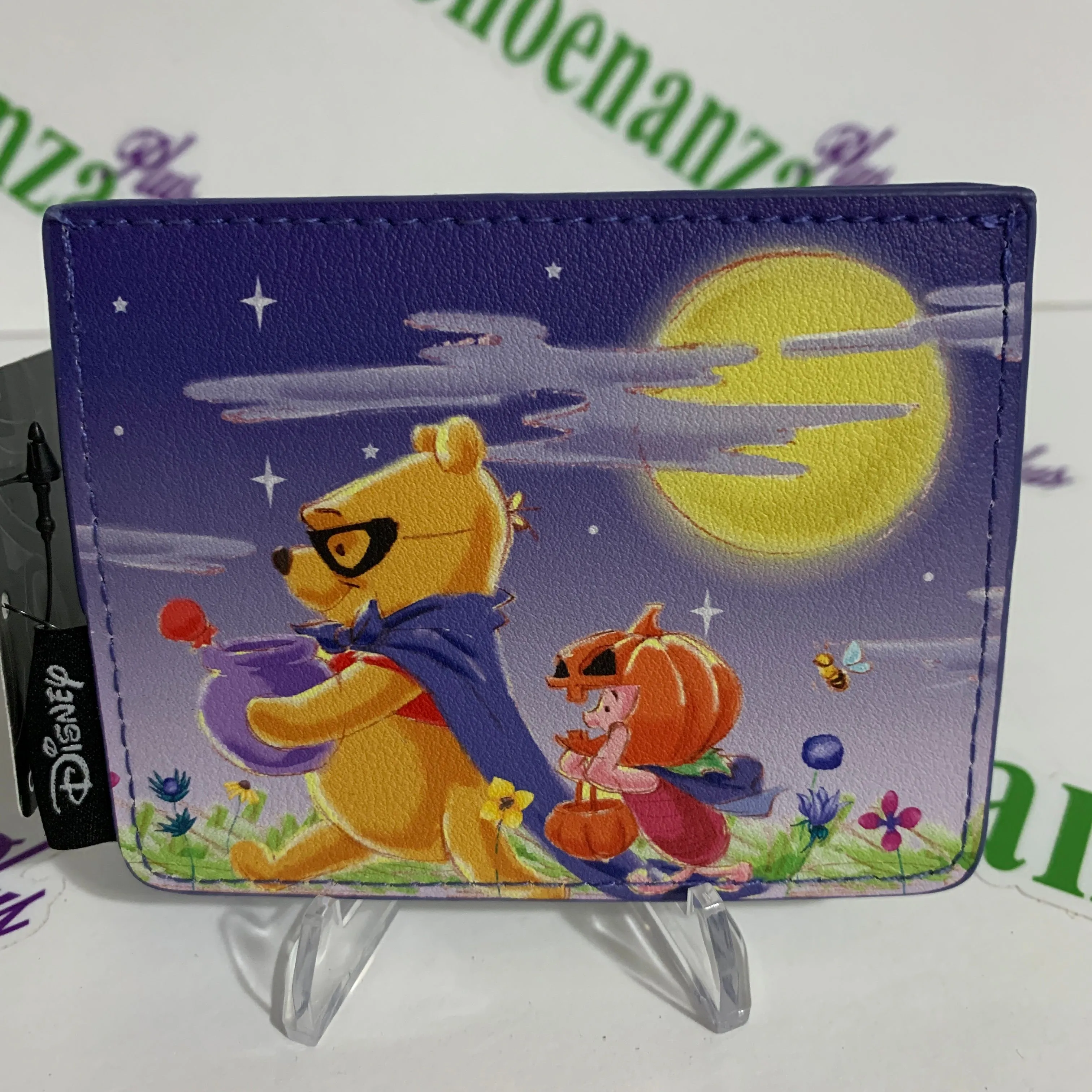 Product image for Loungefly Cardholder Winnie The Pooh Halloween Pooh Piglet Costume Card Holder