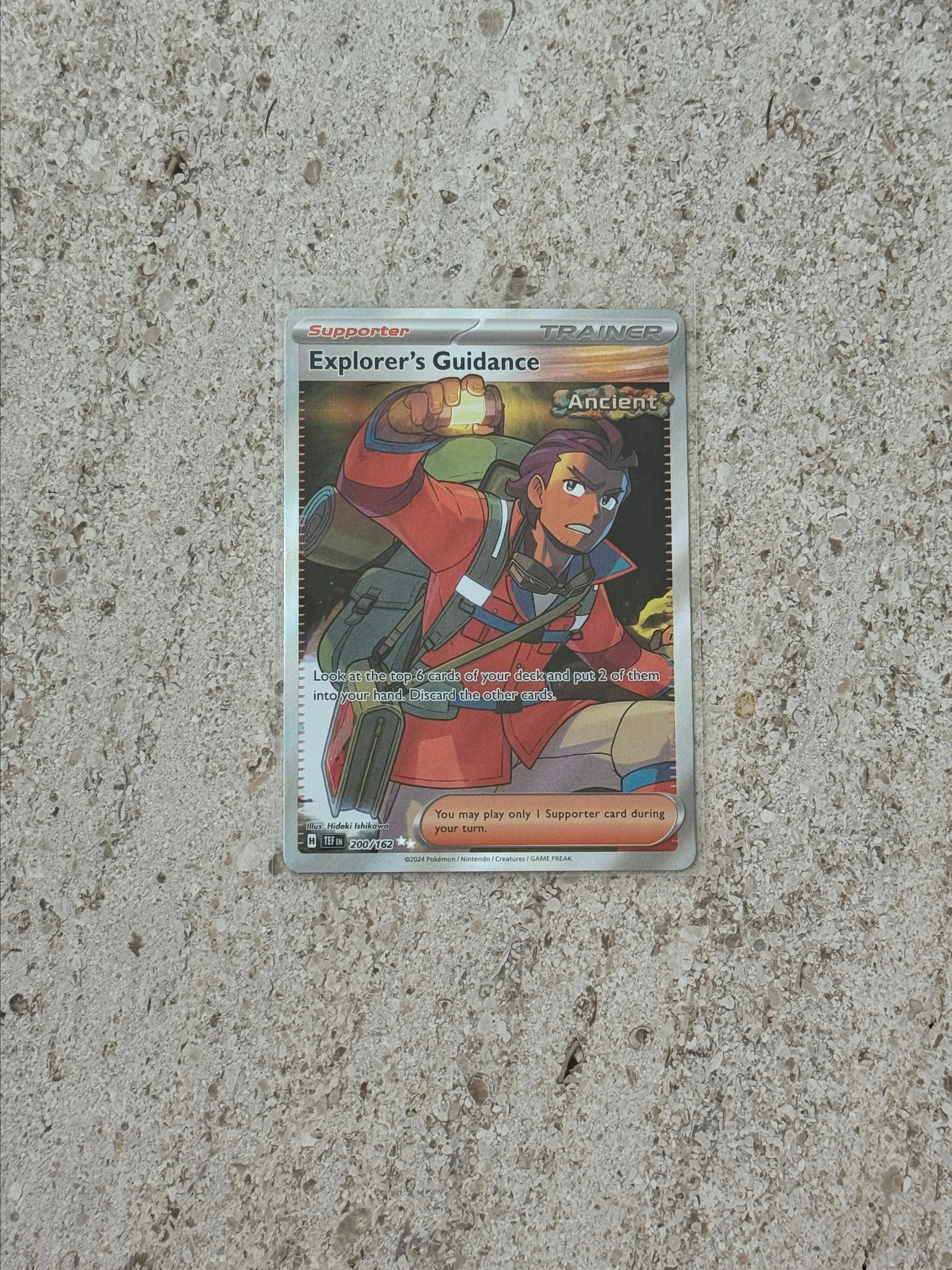 Pokmon Temporal Forces Explorer's Guidance Ultra Rare 200/162  Whatnot:  Shop, Sell, Connect