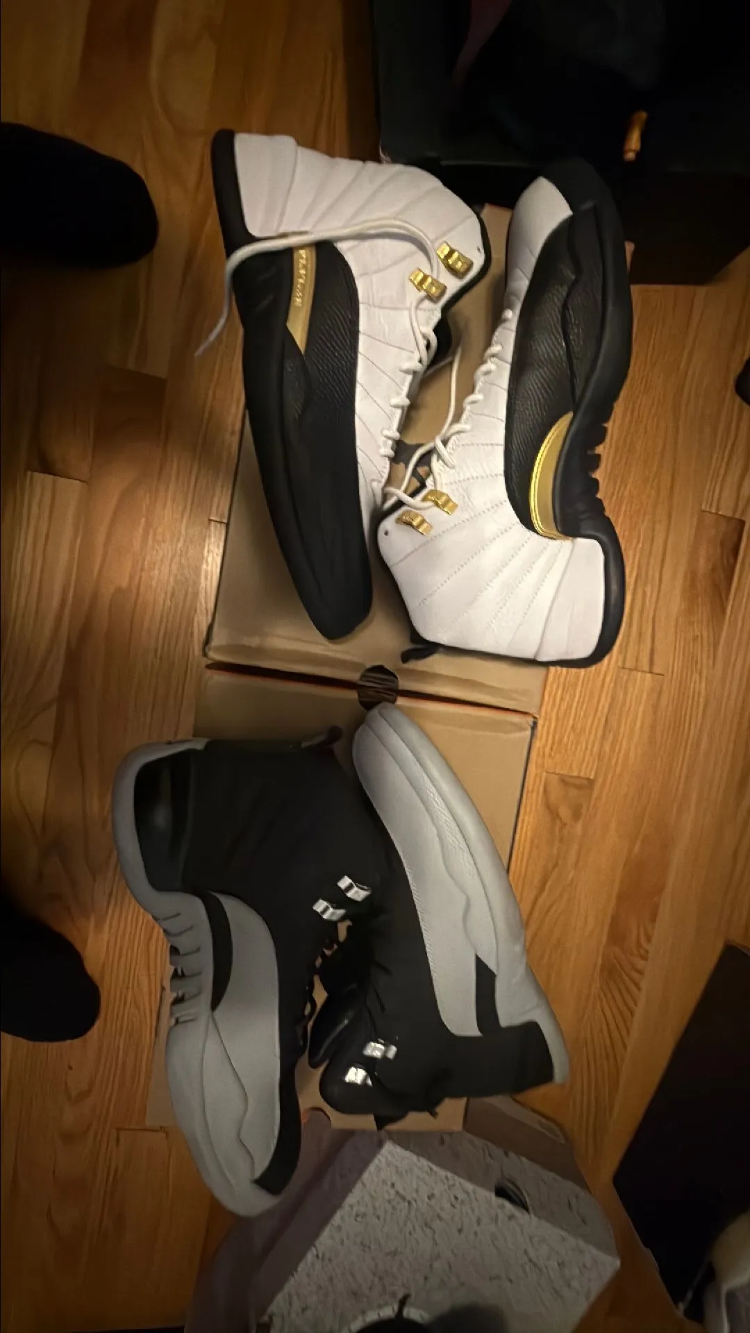Product image for Retro 12 Taxi and Retro 12 Wolf Grey Bundle