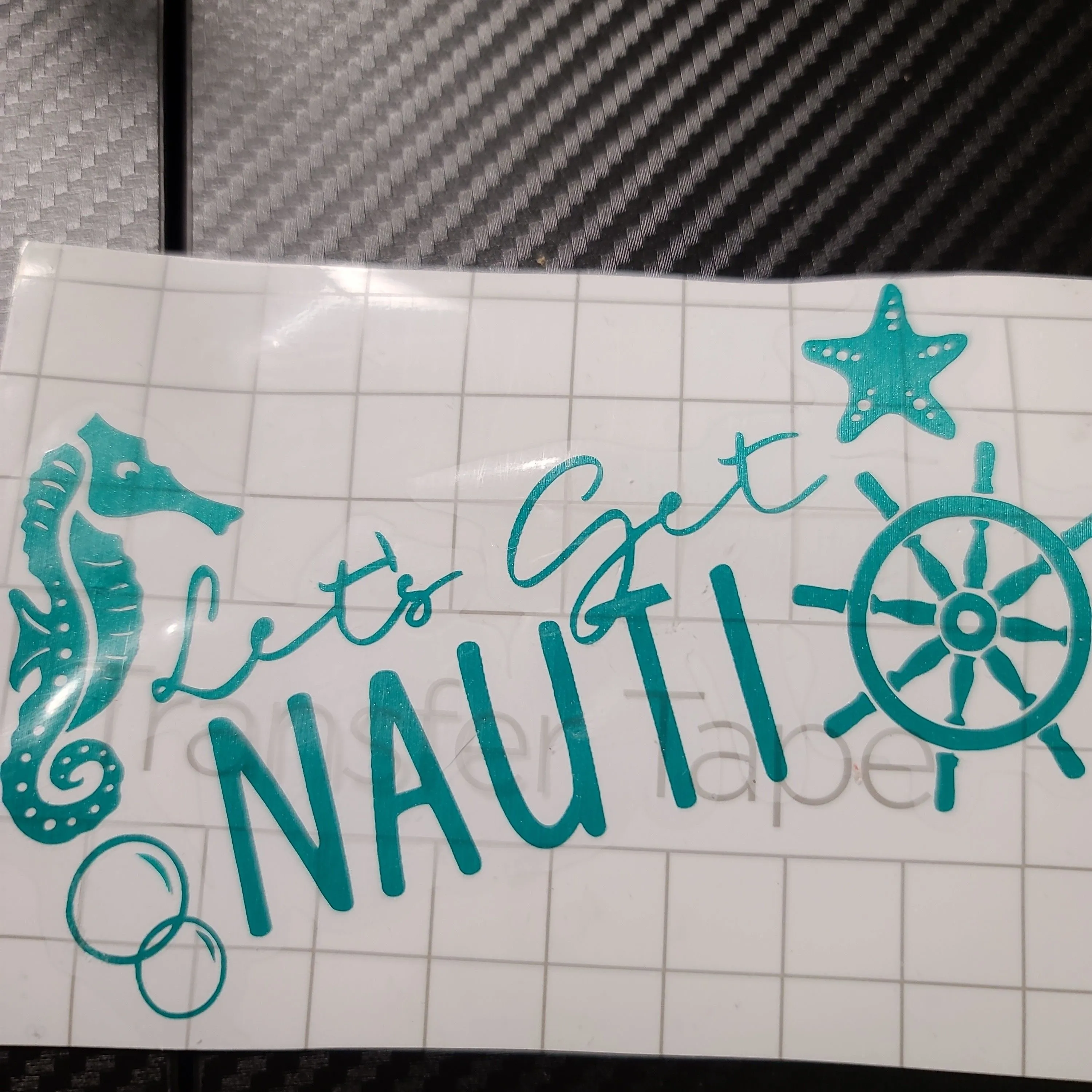 Product image for Let's Get Nauti Decal