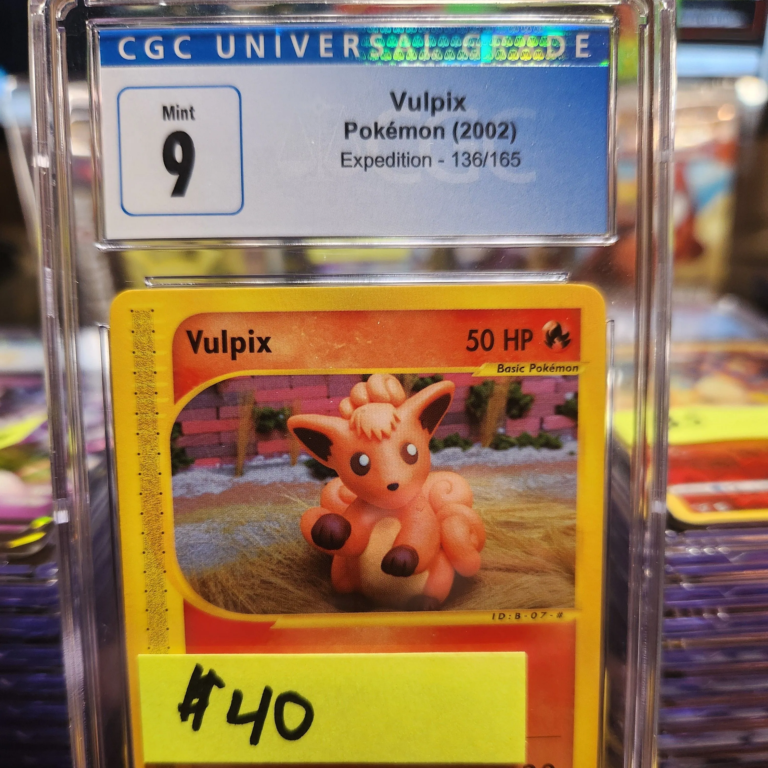 Product image for CGC mint 9 vulpix expedition