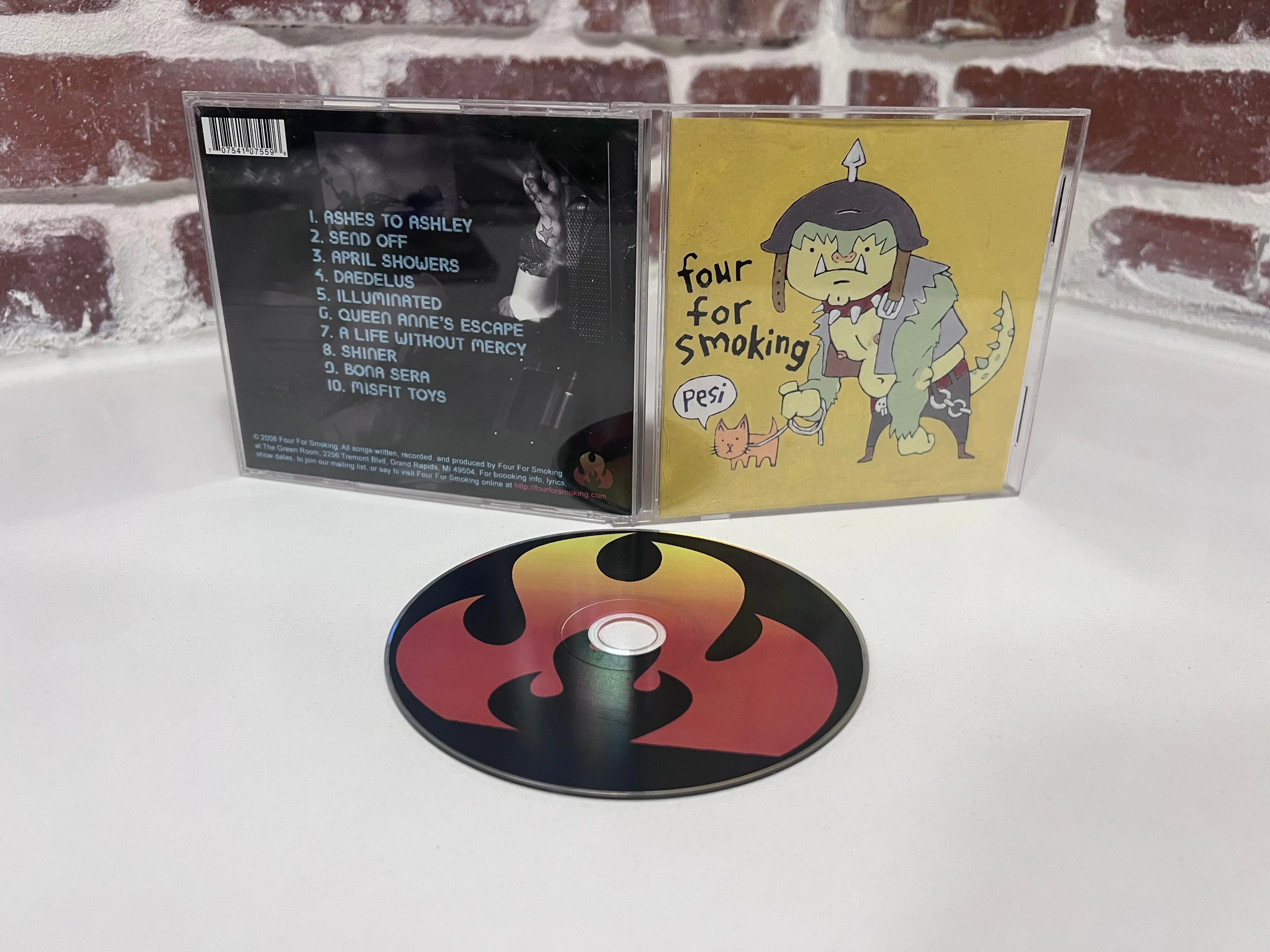 Product image for Pesi by Four For Smoking Rare CD Album 2008 Indie / Post Grunge Rock