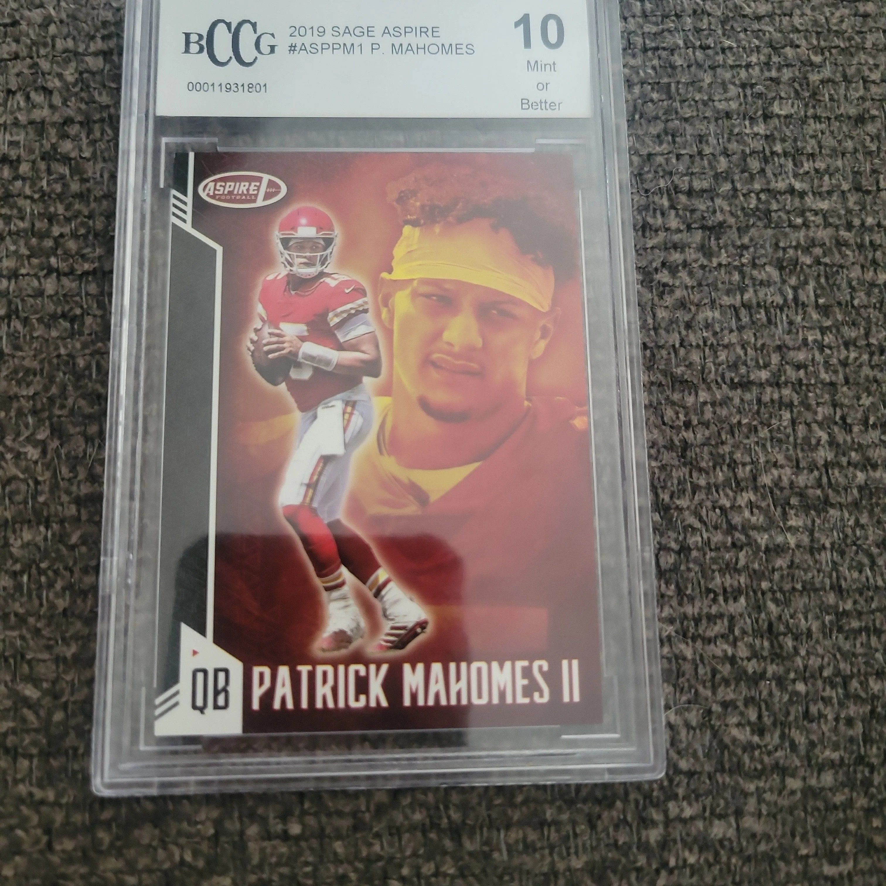 2019 Sage PATRICK MAHOMES II BCCG Graded 10 MINT Aspire Card #ASP-PM-1  Chiefs  Whatnot: Shop, Sell, Connect