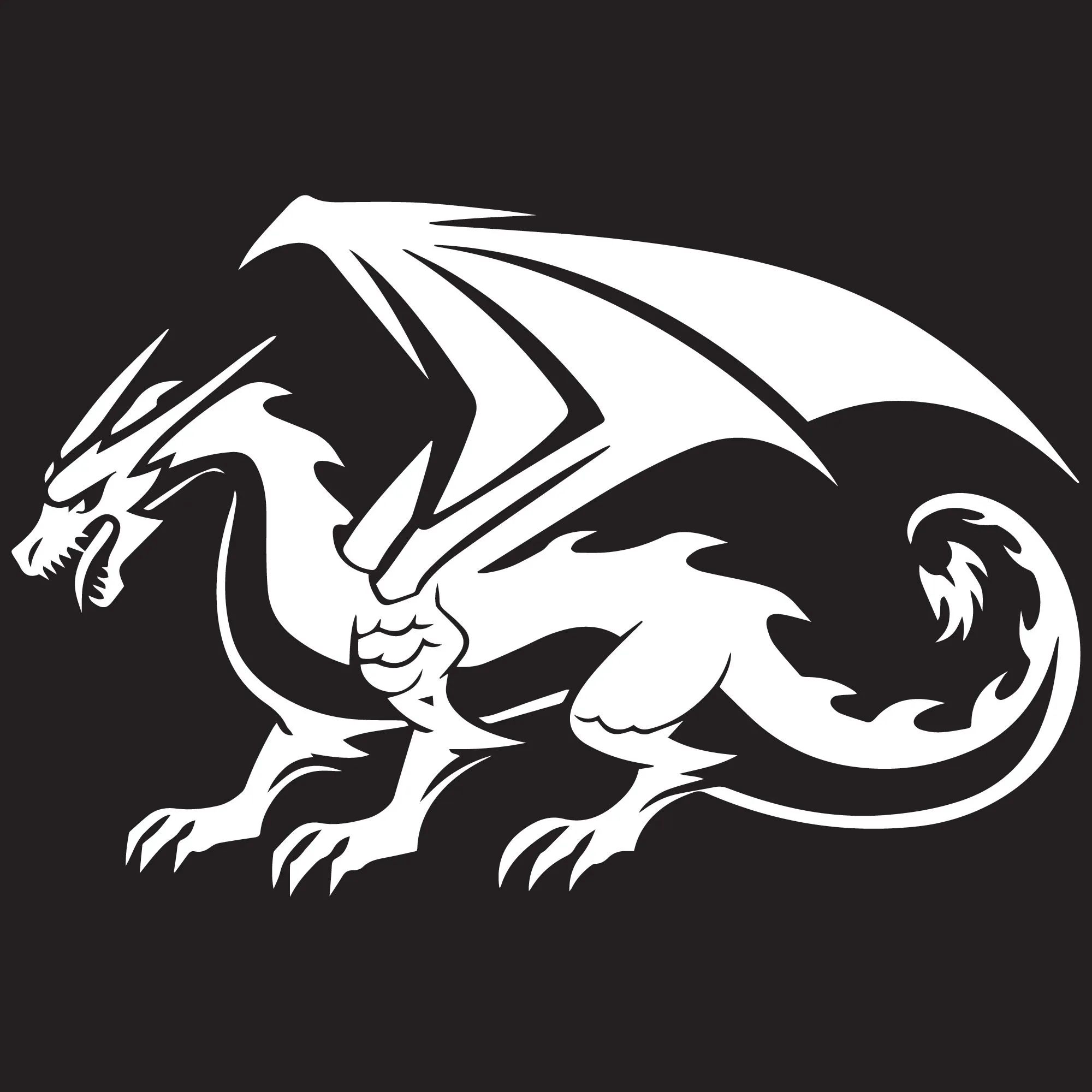 Product image for 6" Dragon's Lair Mascot Dragon Vinyl Decal