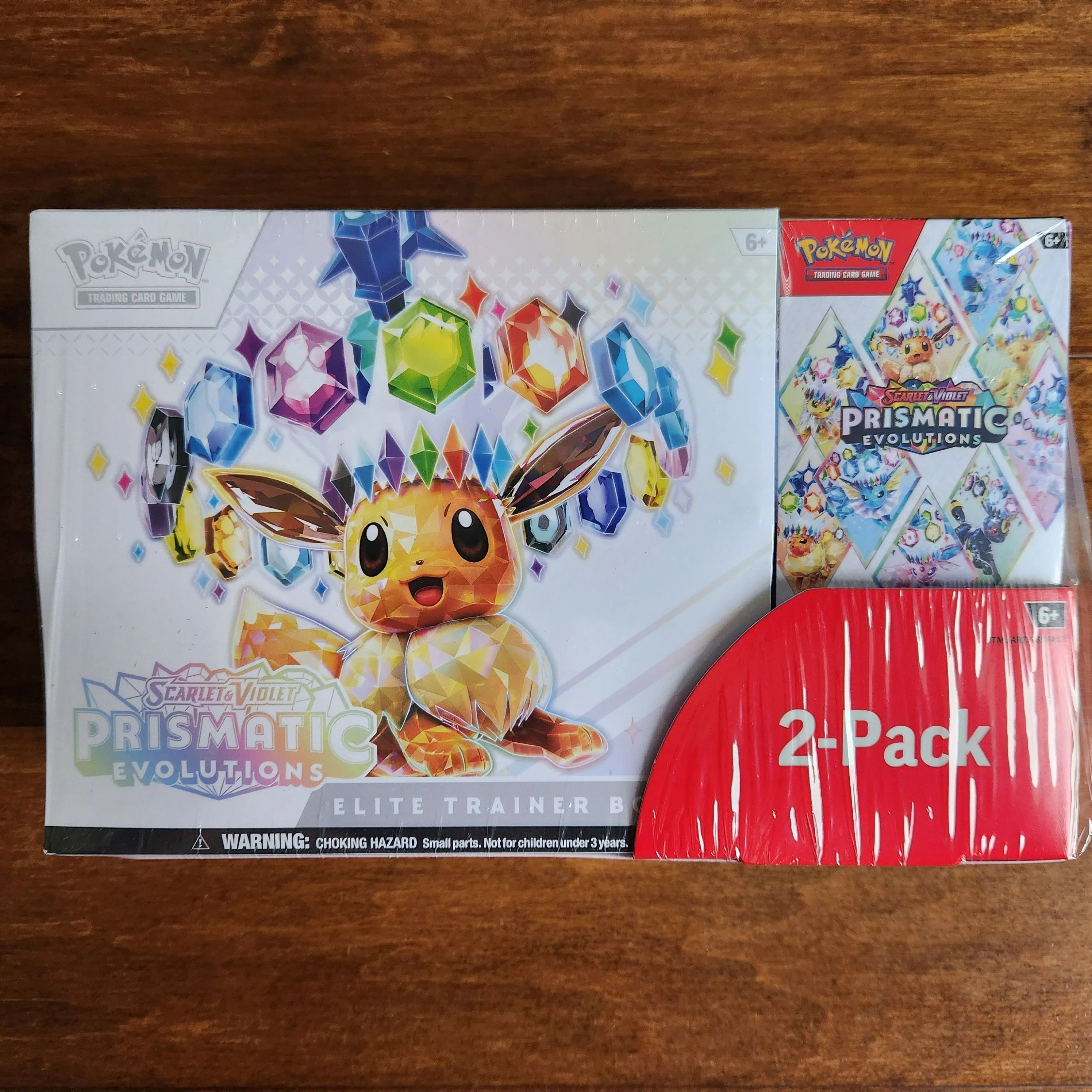 Product image for Costco Pokemon Prismatic Evolutions 2-Pack Trainer Box and Booster Bundle - Miscellaneous Cards & Pr