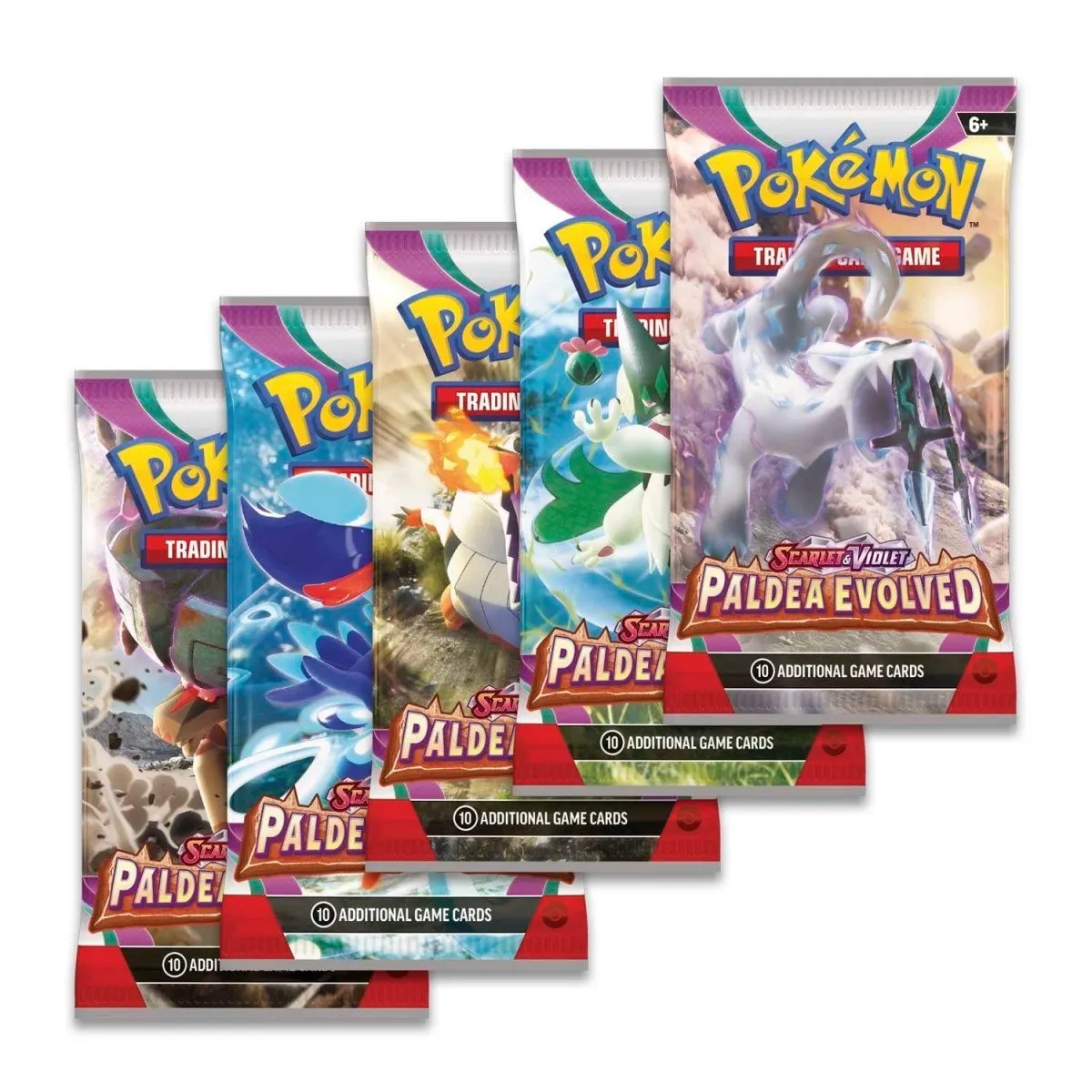 Product image for Paldea evolved 10 pack lot 