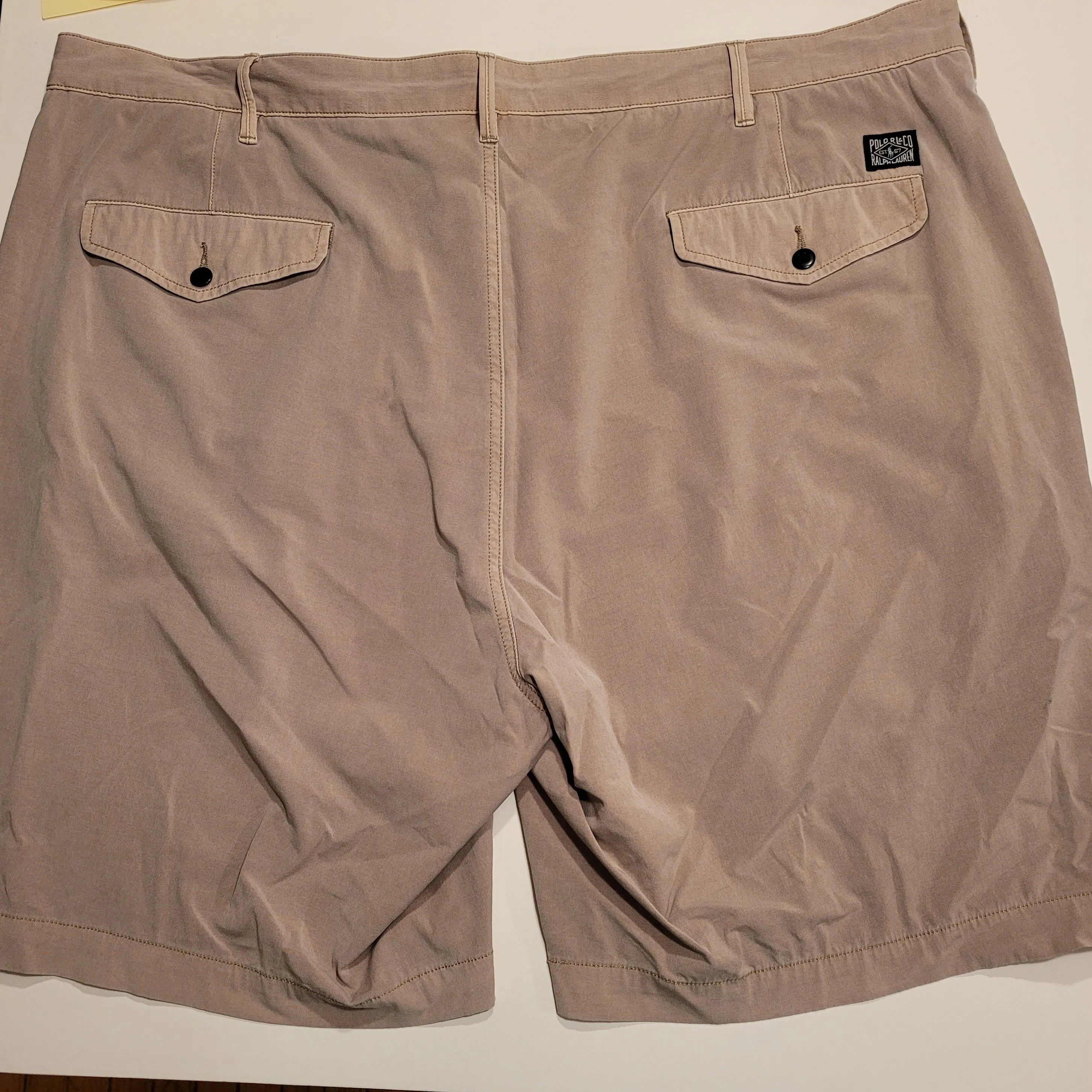 Product image for #174 Polo Ralph Lauren sz 44B Classic Fit Khaki Performance Shorts