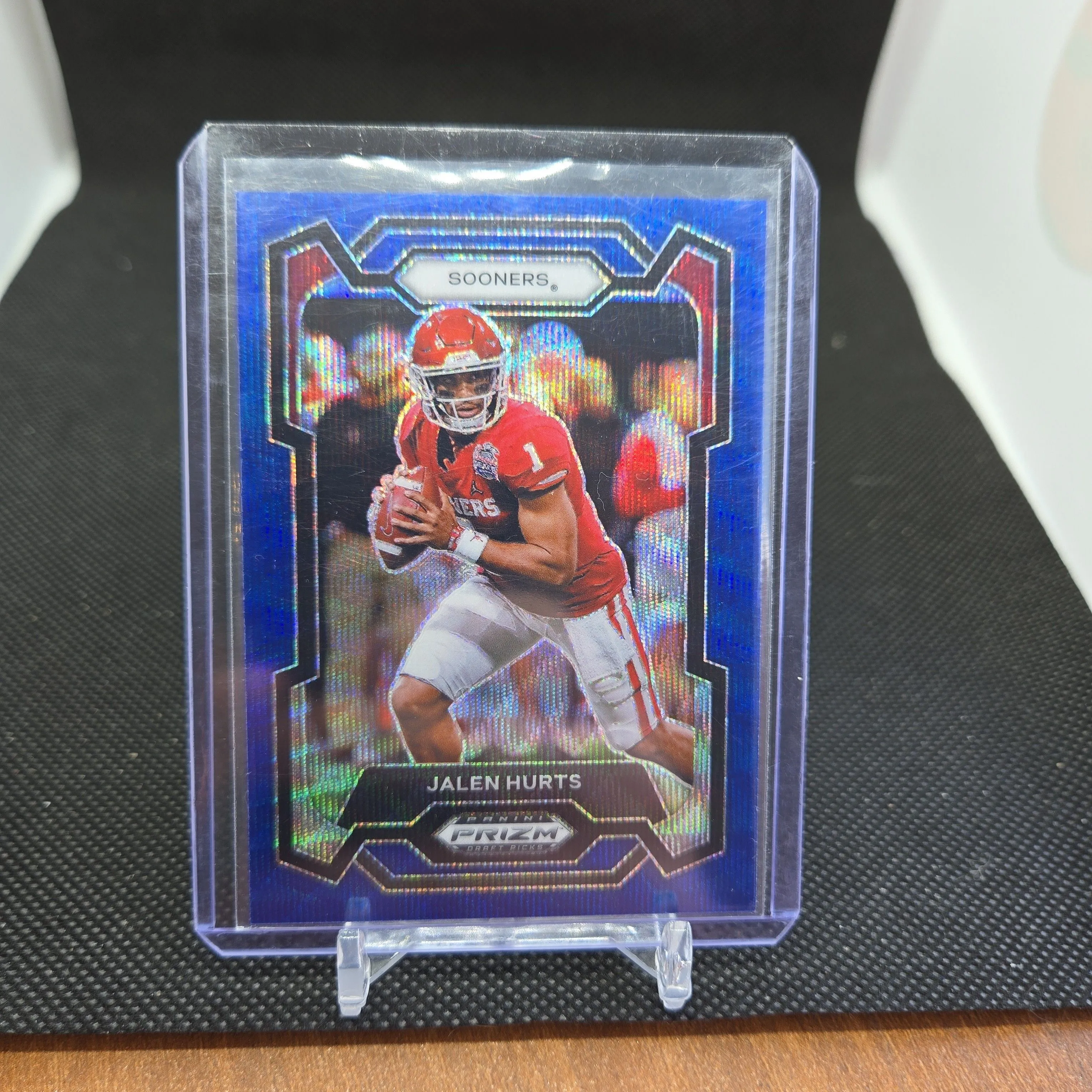 Product image for 2024 Prizm Draft Jalen Hurts Blue Wave /249 Eagles