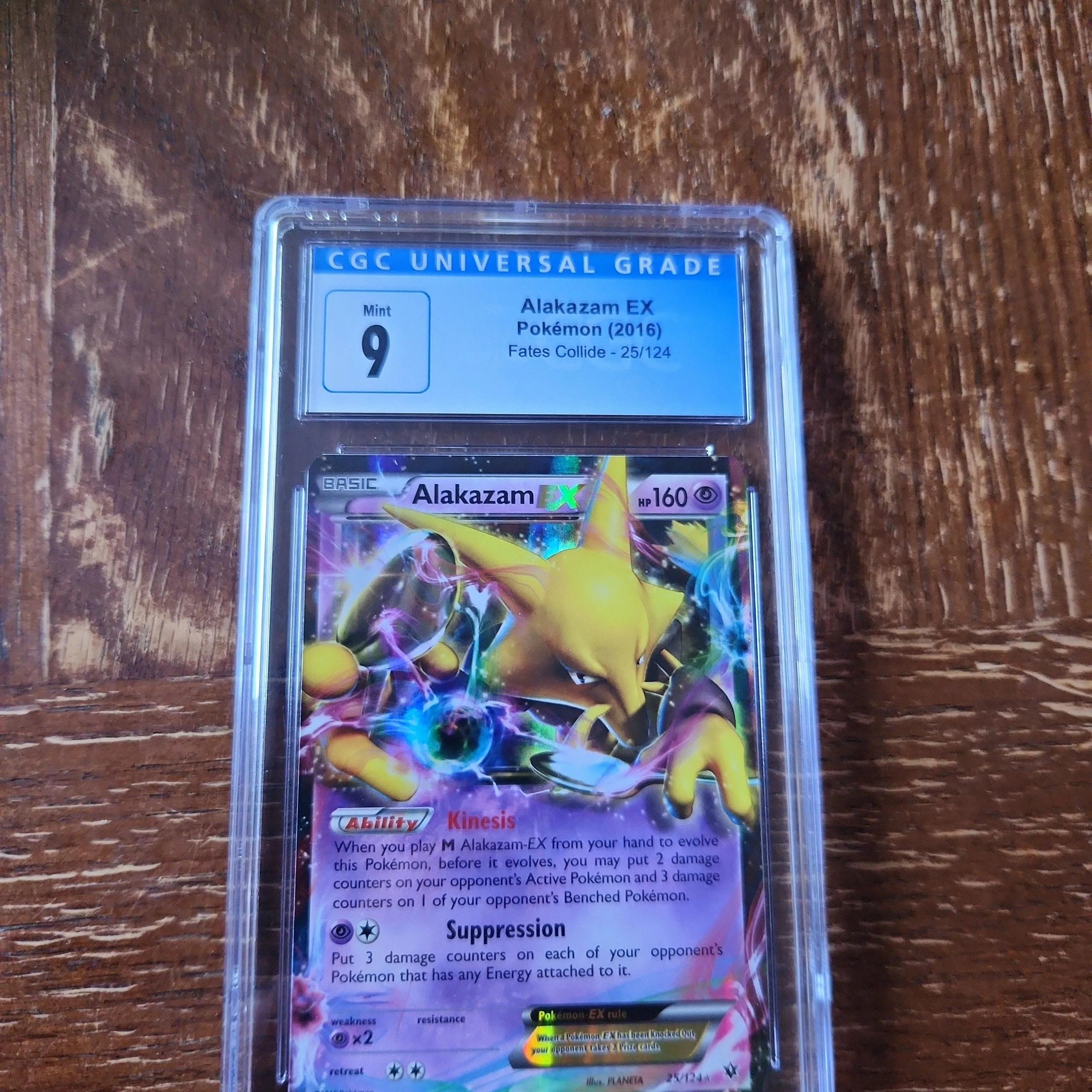 Product image for Cgc mint 9 Alakazam EX 2016