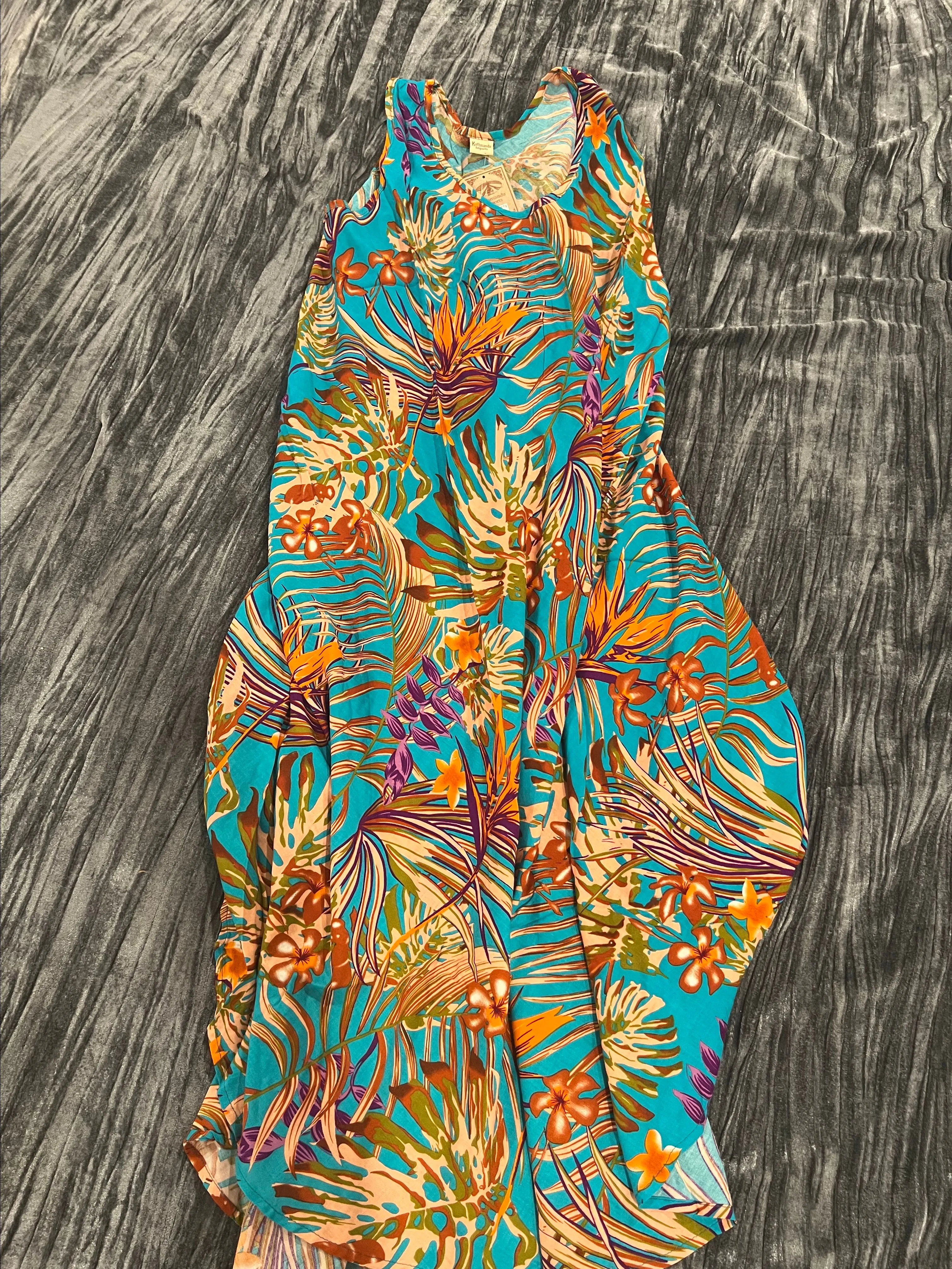 Product image for Tropical Mid Dress One size fits S-L By Kathmandu