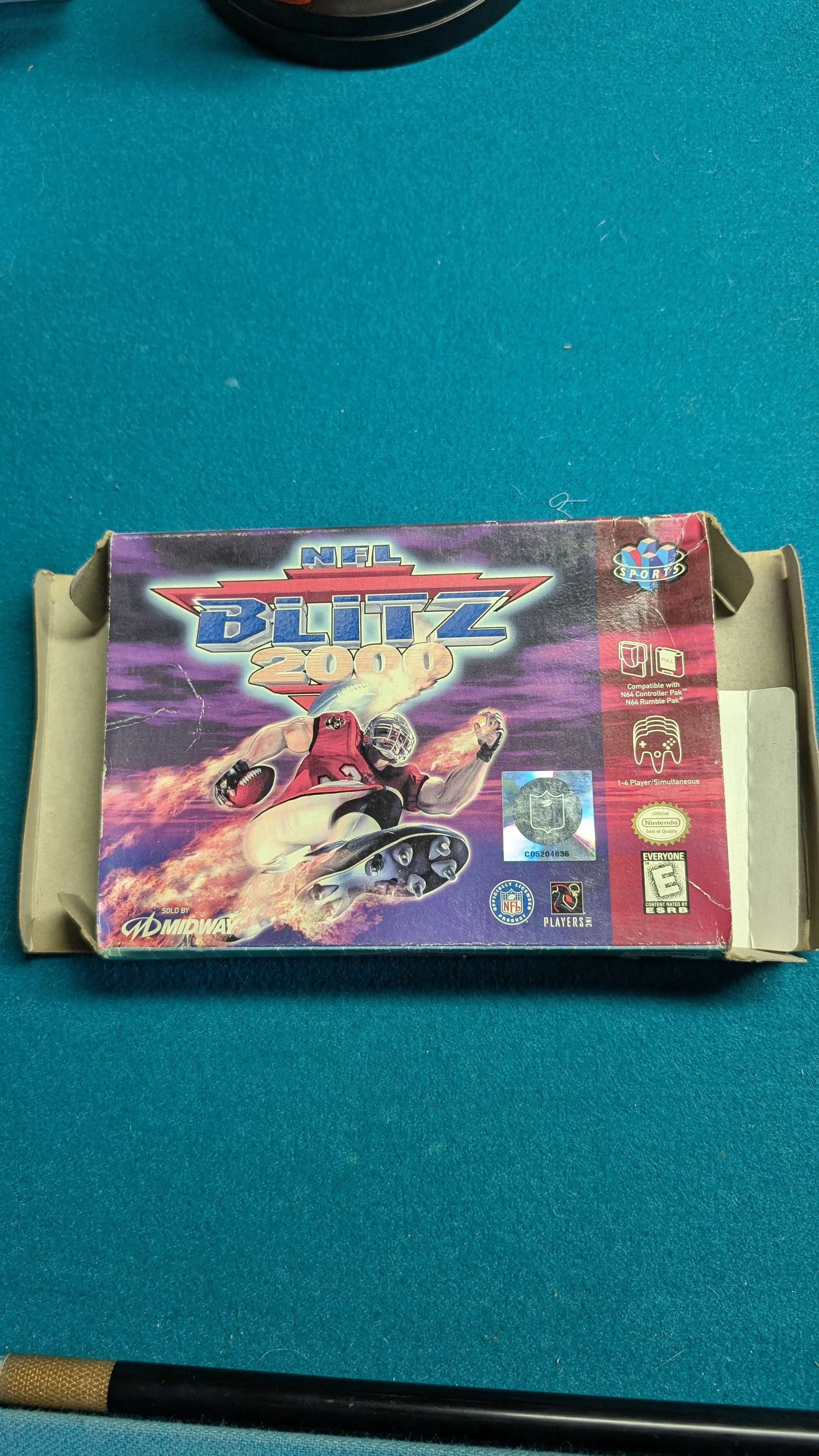 Product image for N64 blitz 2000 box only