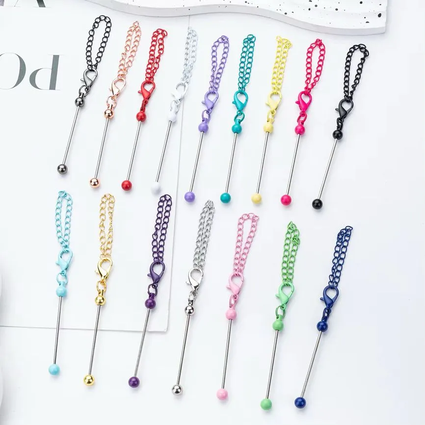 Product image for CRAFTS: 10pc Beadable Tumbler Handle Charm Bracelet - ASSORTED