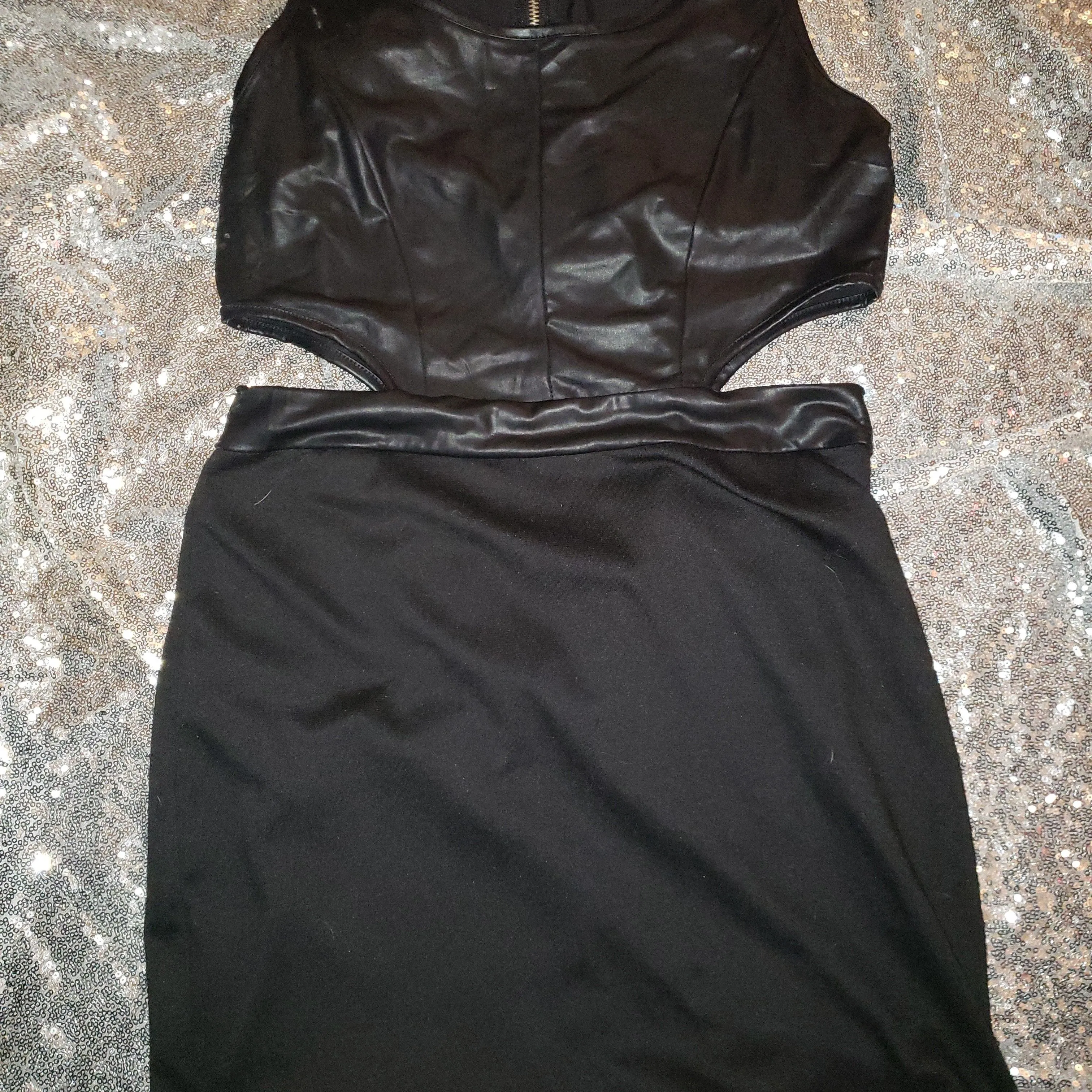Product image for 43. Faux leather Dress