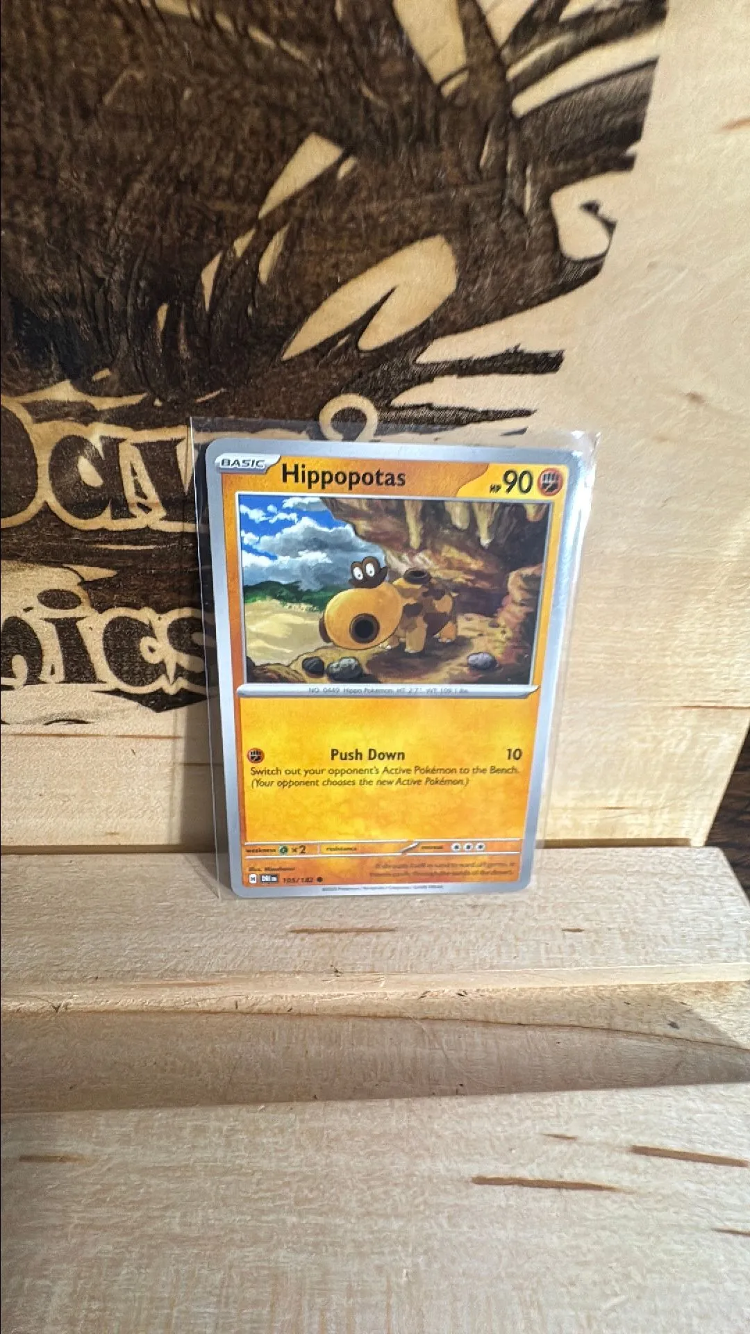 Product image for Hippopotas #105 Pokemon Destined Rivals