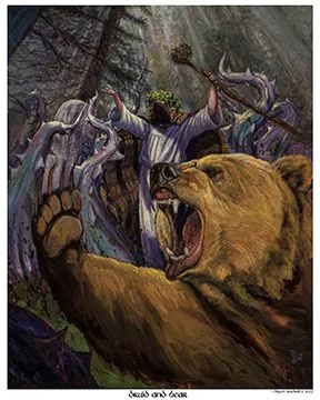 Product image for Druid and Bruin  8"x10" giclée print