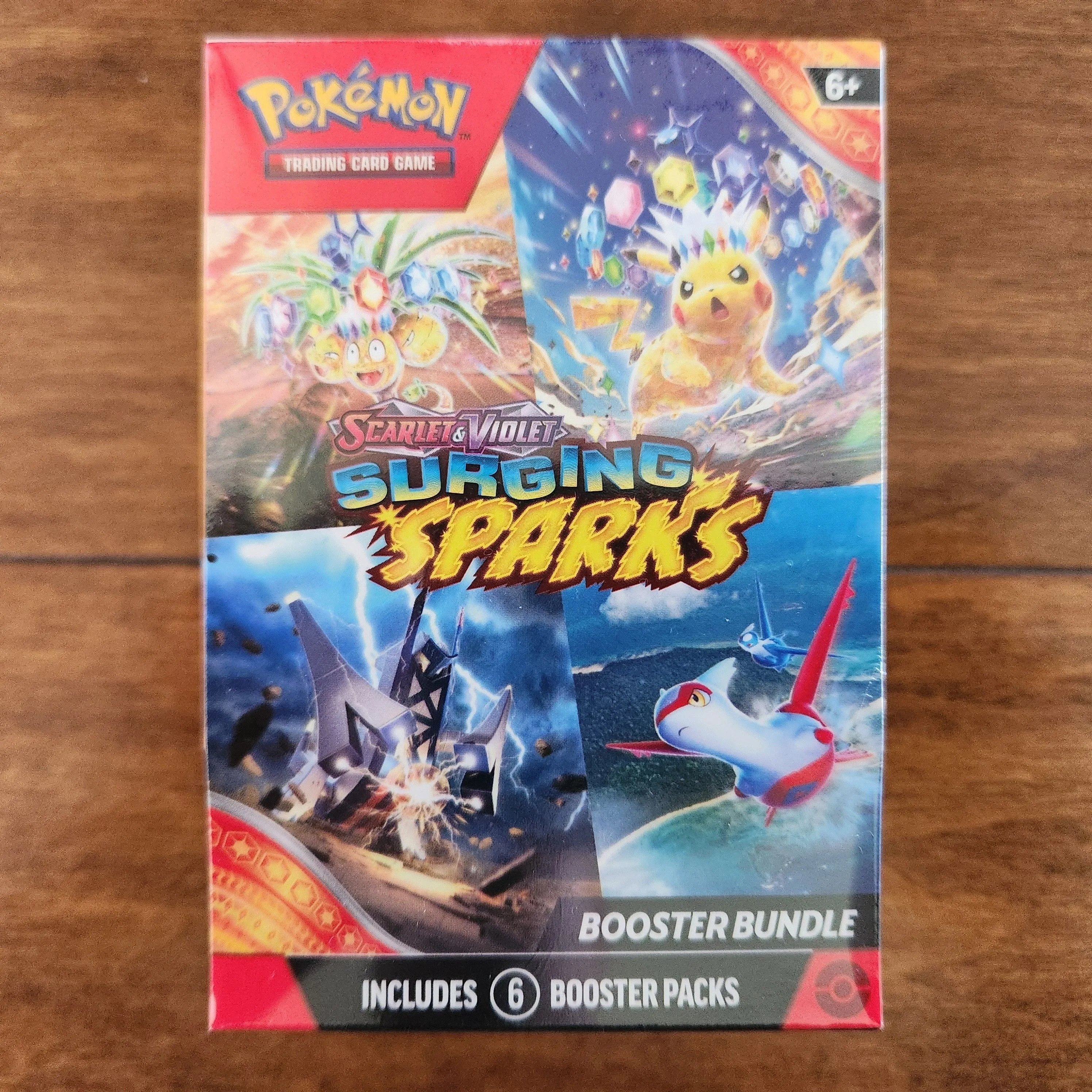 Product image for Pokemon Surging Sparks Booster Bundle Box - SV08: Surging Sparks (SSP)